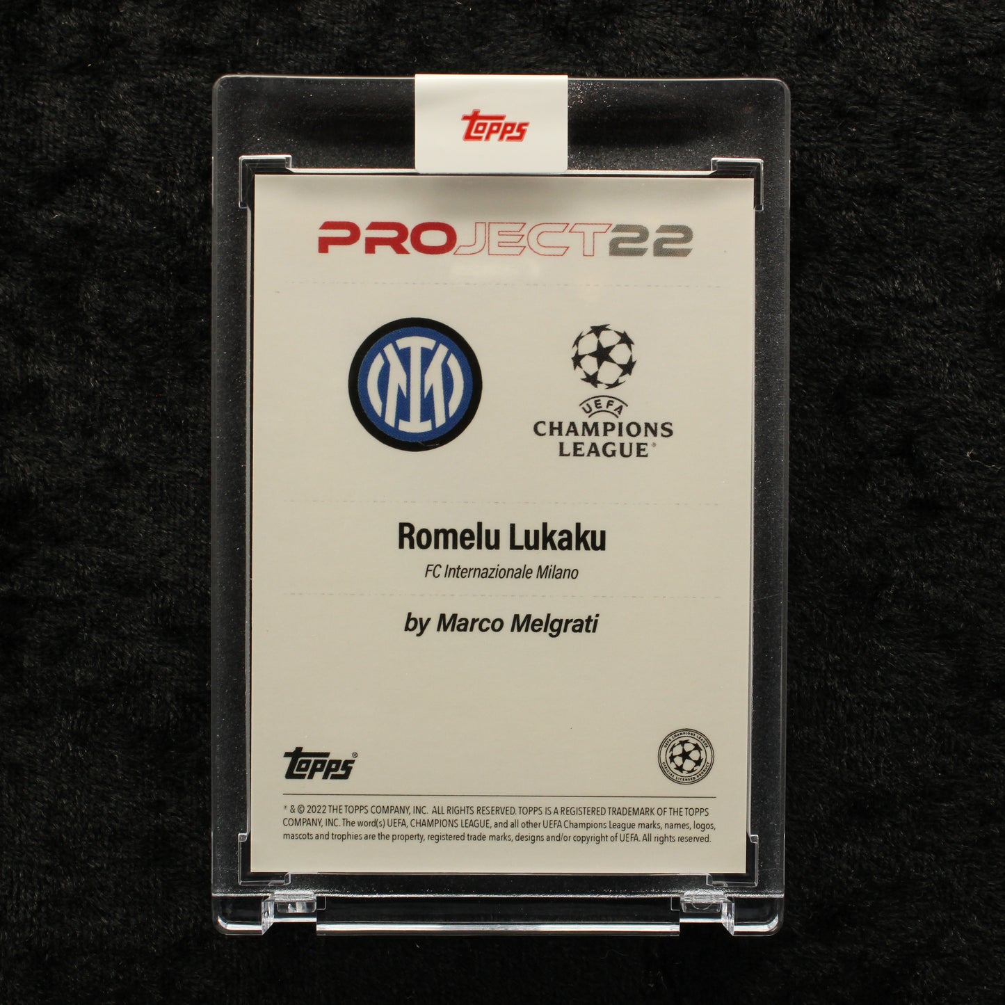 Topps Project 22 - Romelu Lukaku FC Internazionale Milano by Marco Melgrati