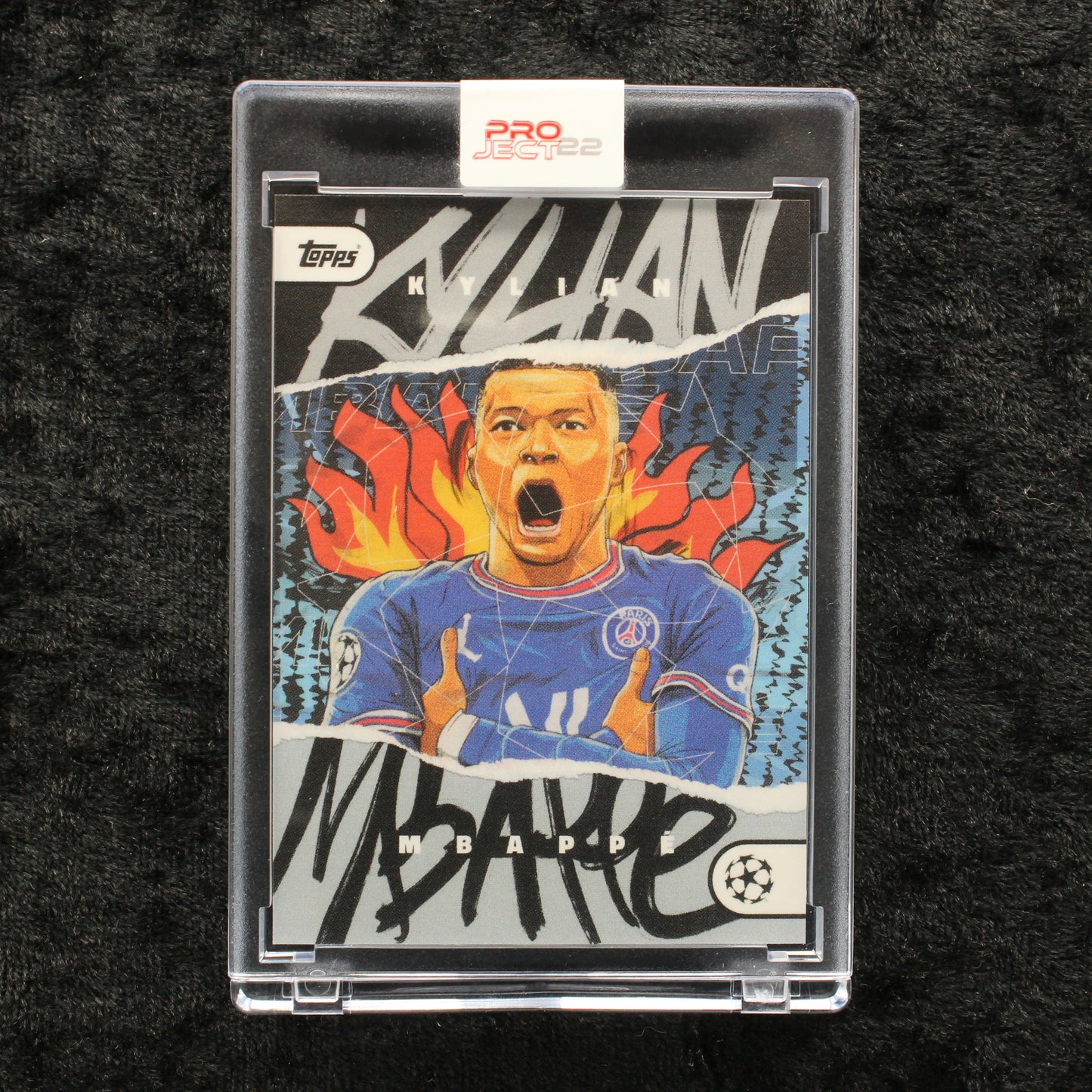 Topps Project 22 - Kylian Mbappé Paris Saint-Germain by Dan Leydon