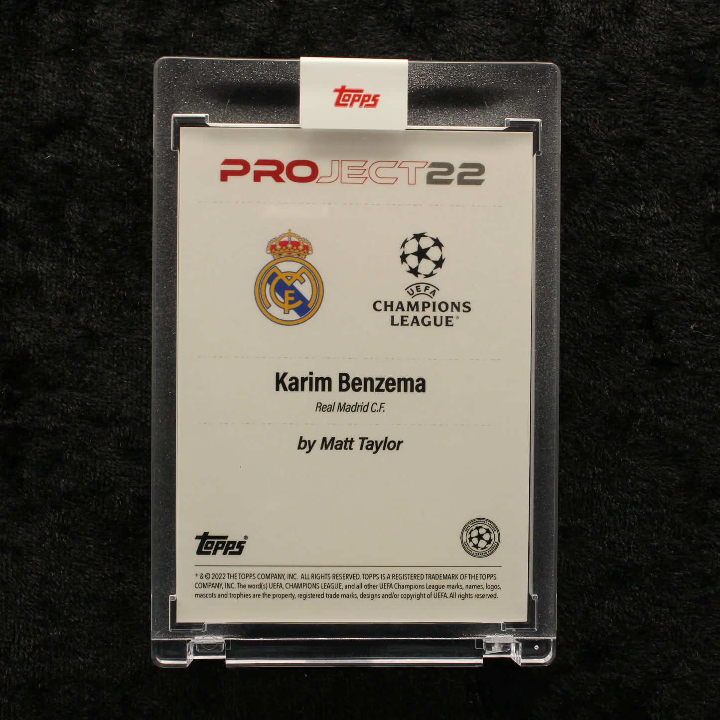 Topps Project 22 - Karim Benzema Real Madrid C.F. by Matt Taylor