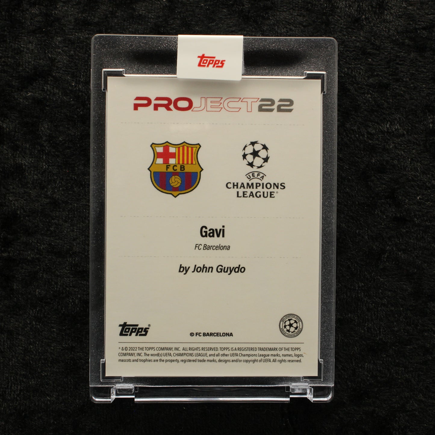 Topps Project 22 - Gavi FC Barcelona by John Guydo