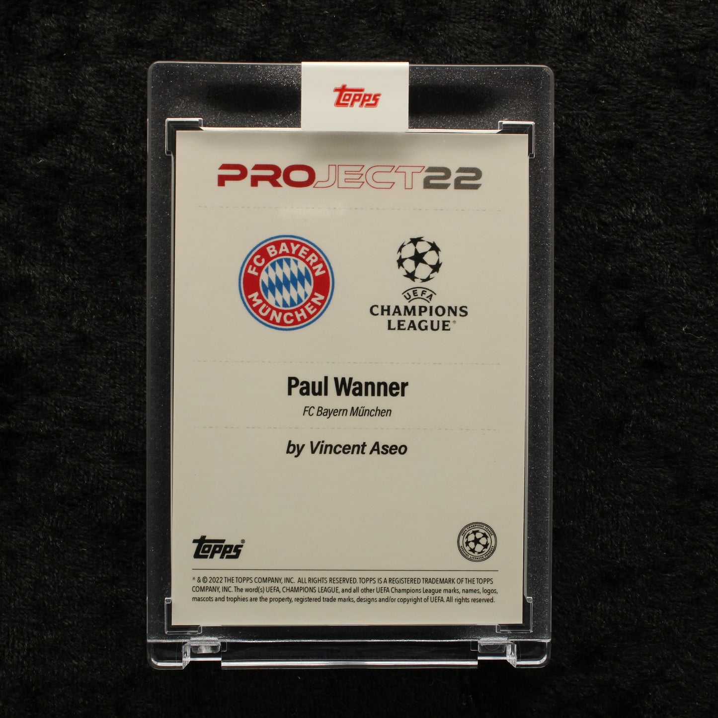 Topps Project 22 - Paul Wanner FC Bayern München by Vincent Aseo