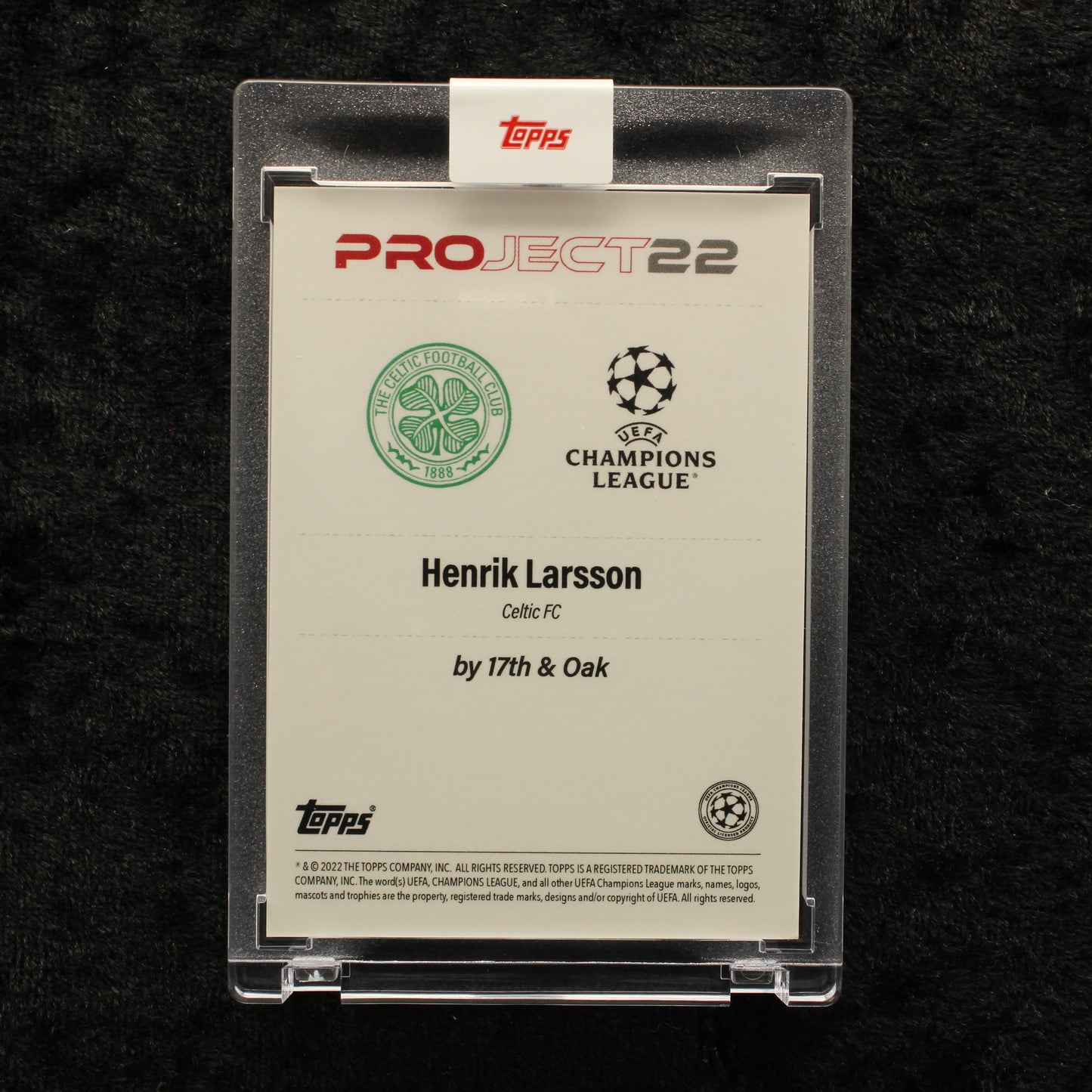Topps Project 22 - Henrik Larsson Celtic FC by 17th & Oak