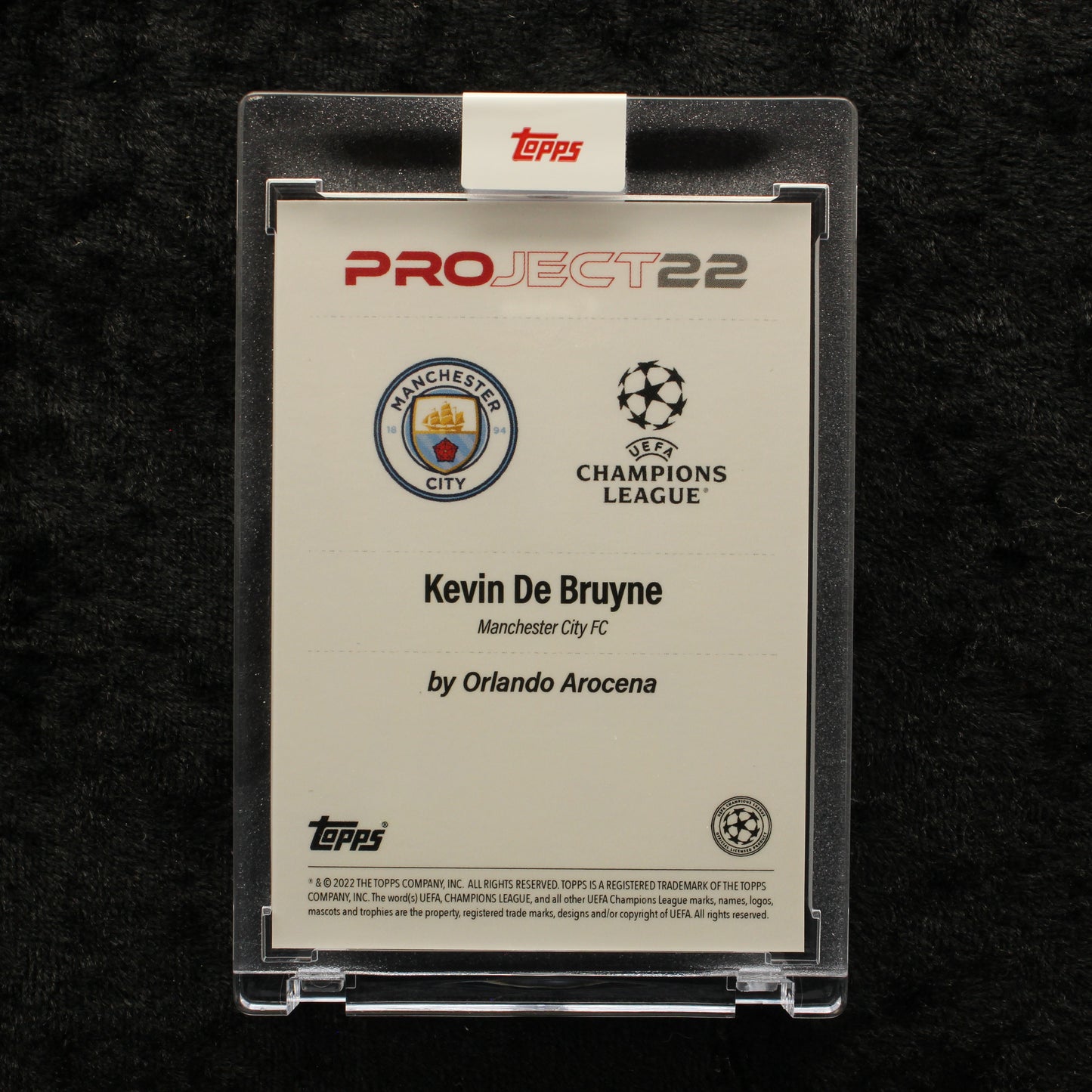 Topps Project 22 - Kevin De Bruyne Manchester City FC by Orlando Arocena