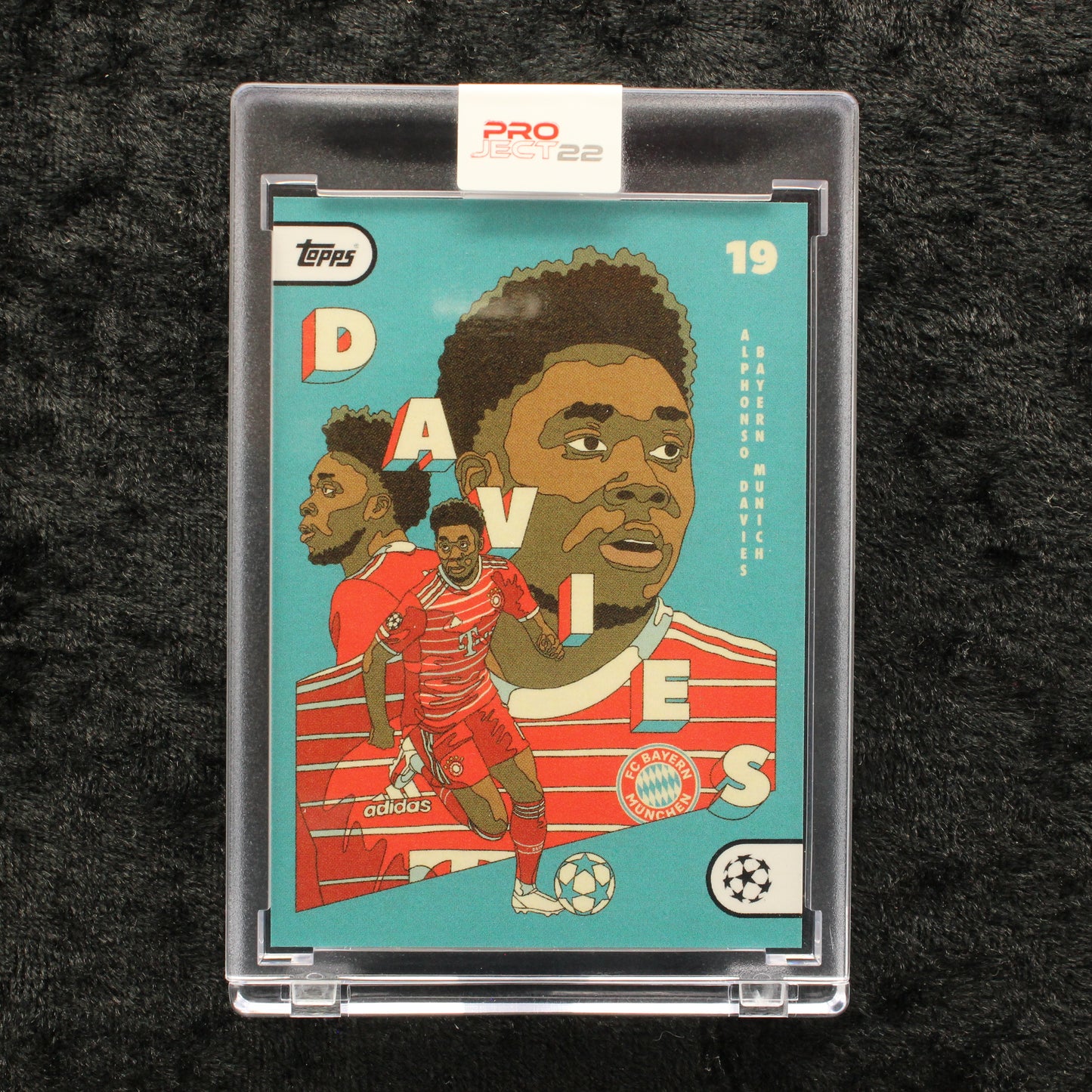 Topps Project 22 - Alphonso Davies FC Bayern München by Timba Smits