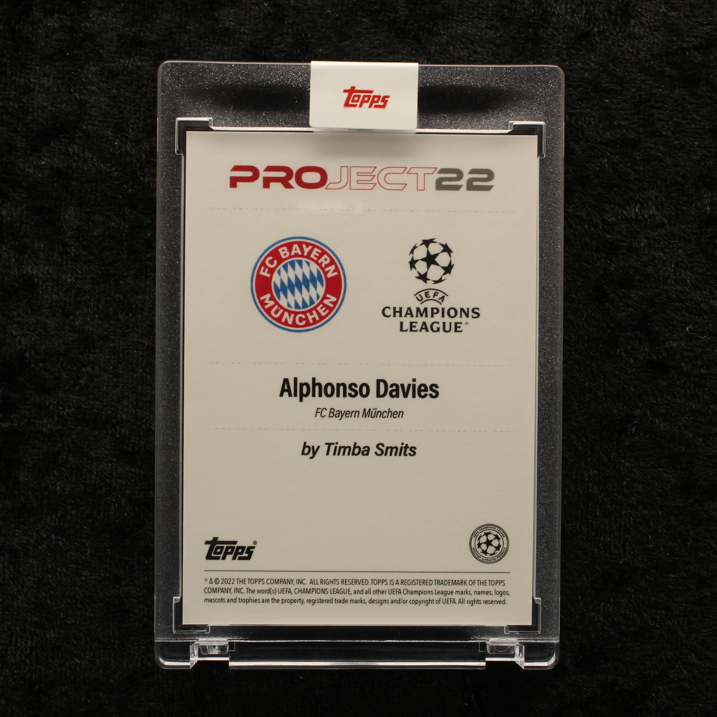 Topps Project 22 - Alphonso Davies FC Bayern München by Timba Smits
