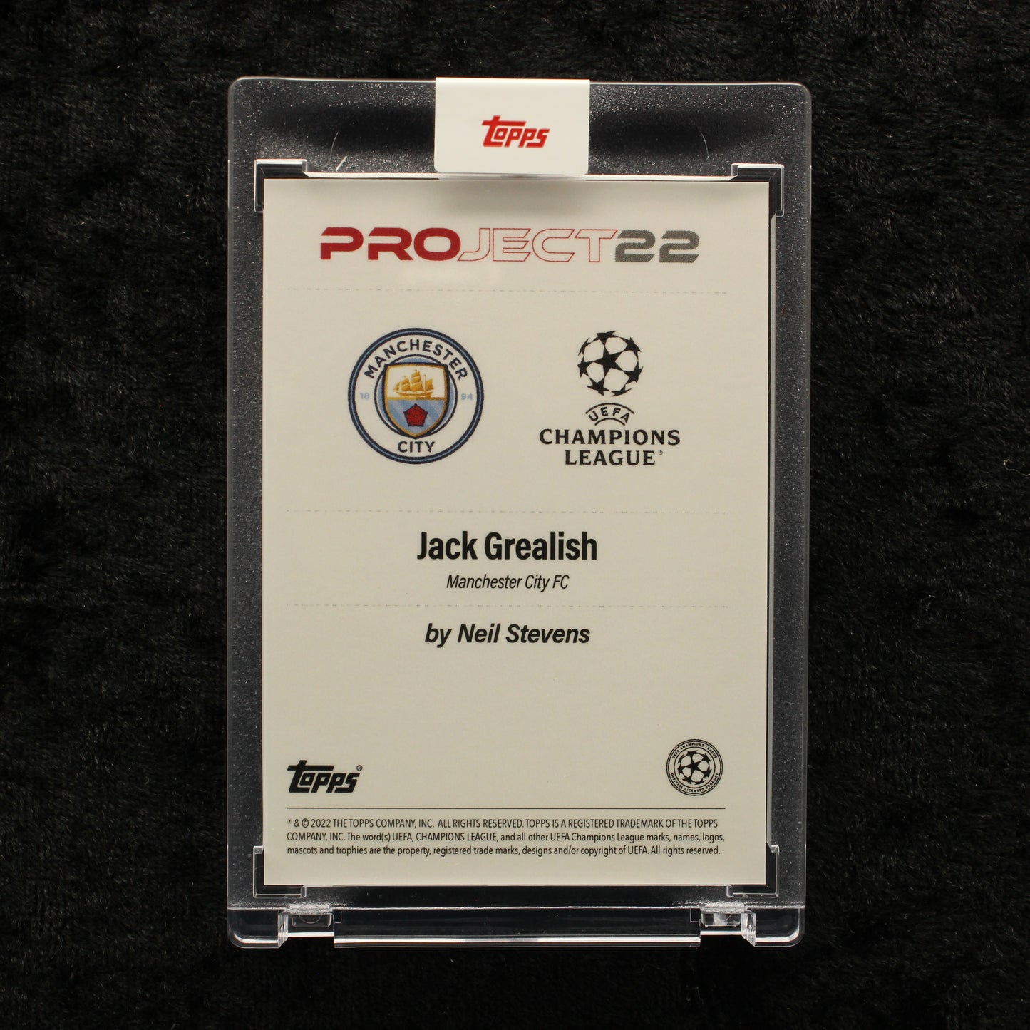 Topps Project 22 - Jack Grealish Manchester City FC by Neil Stevens