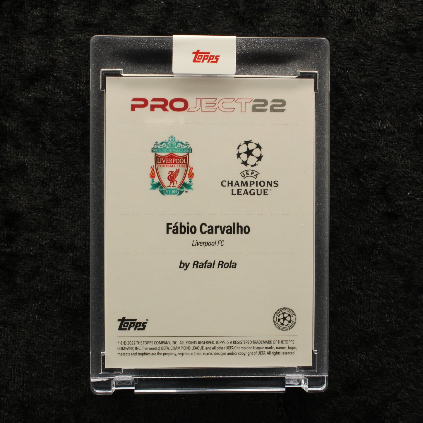 Topps Project 22 - Fabio Carvalho Liverpool FC by Rafal Rola