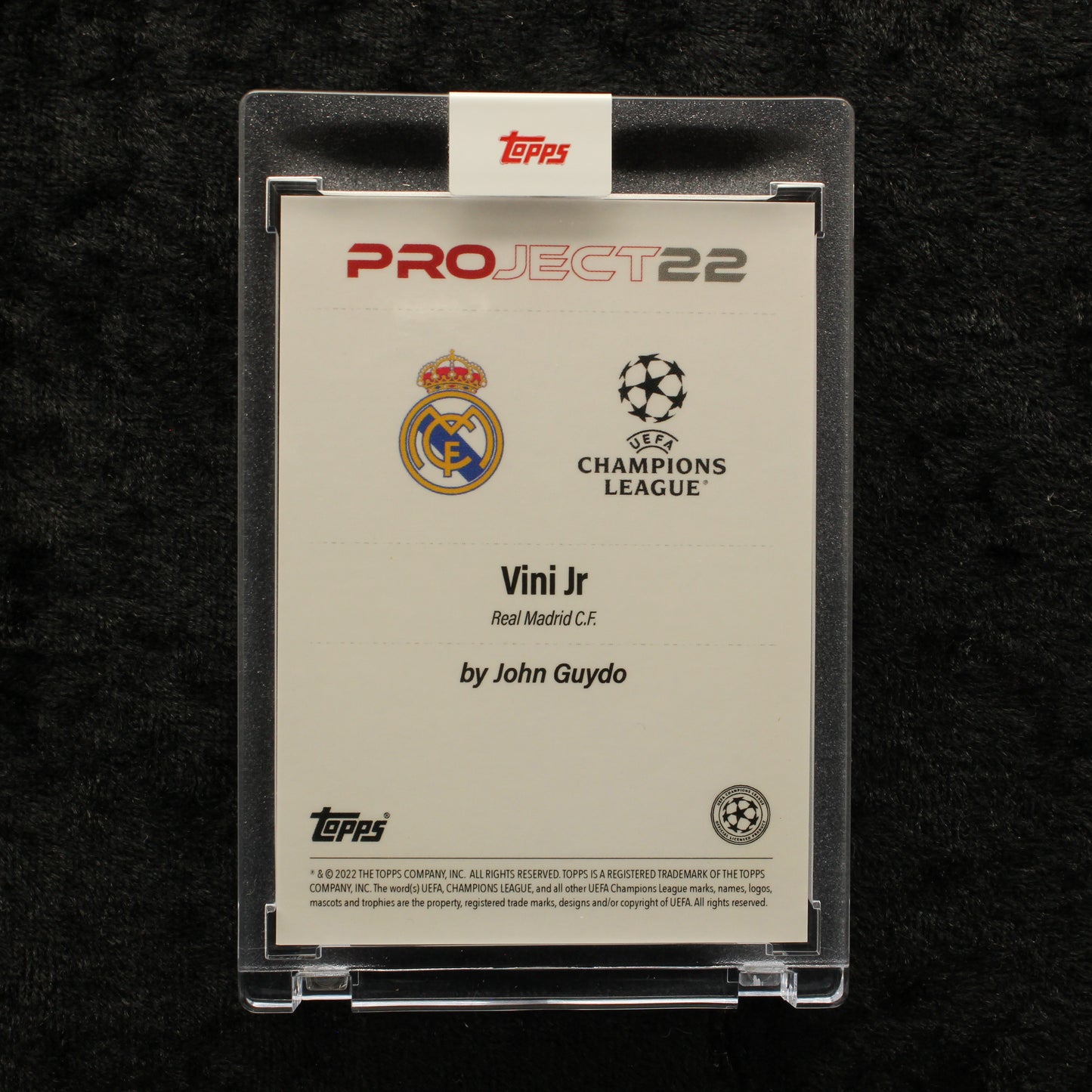 Topps Project 22 - Vini Jr. Real Madrid C.F. by John Guydo
