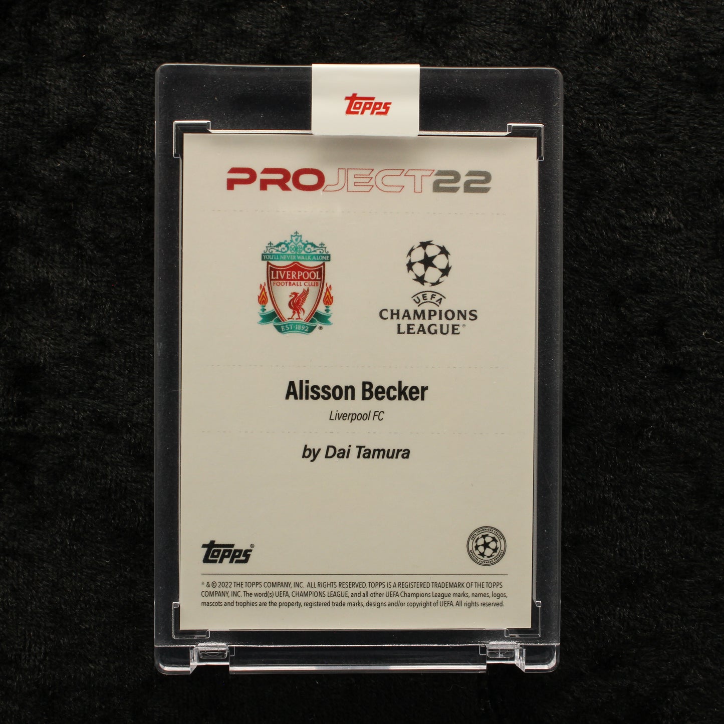Topps Project 22 - Alisson Becker Liverpool FC by Dai Tamura