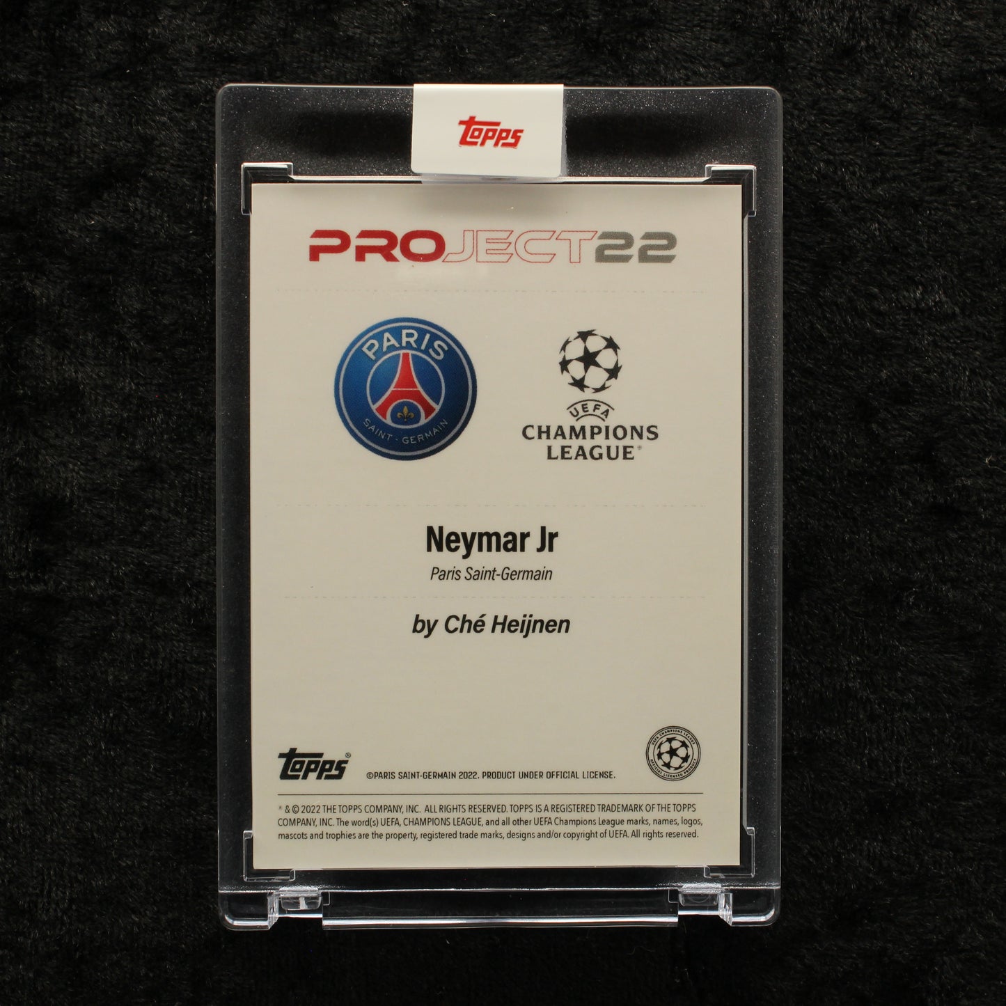 Topps Project 22 - Neymar Jr. Paris Saint-Germain by Ché Heijnen