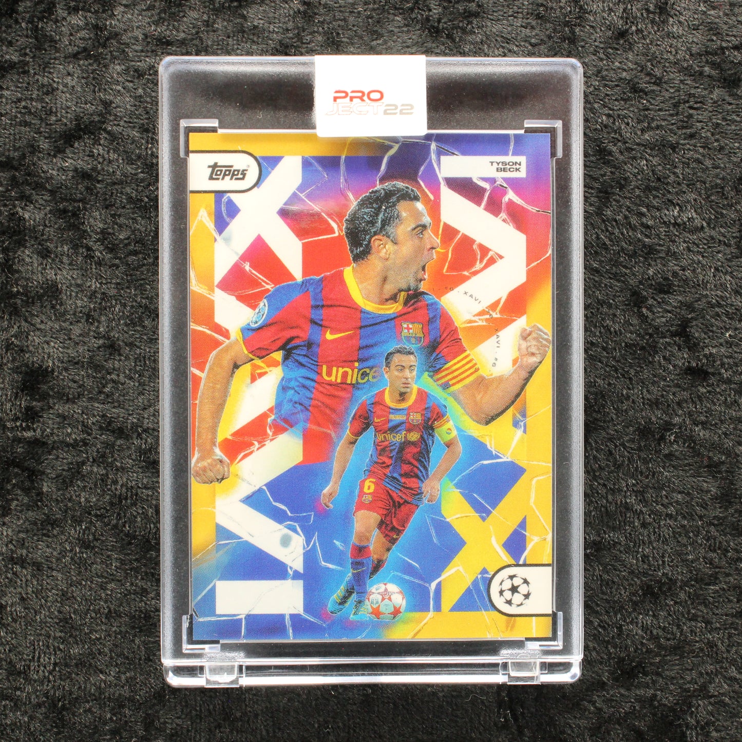 Topps Project 22 - Xavi FC Barcelona by Tyson Beck