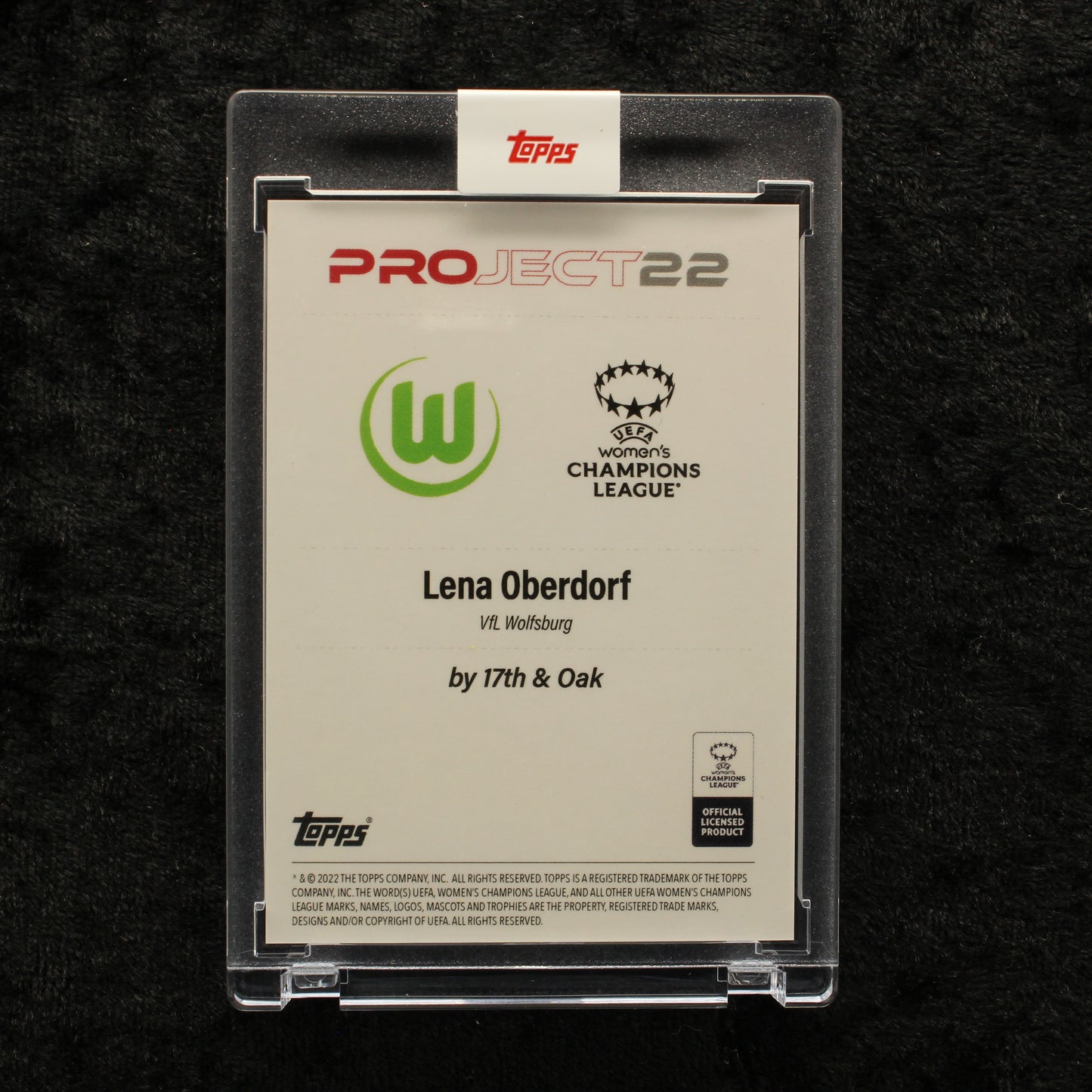 Topps Project 22 - Lena Oberdorf VfL Wolfsburg by 17th & Oak