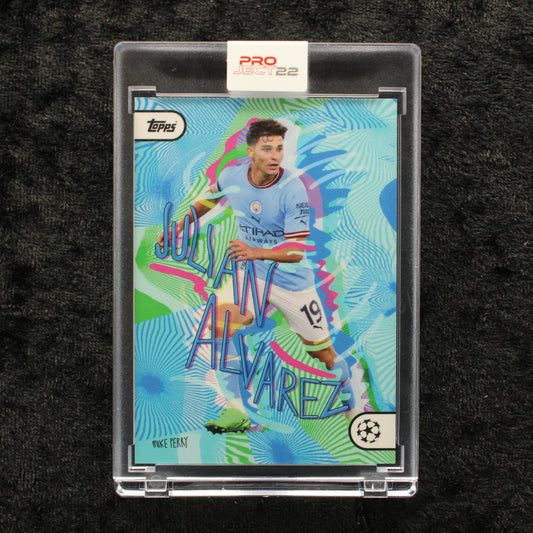 Topps Project 22 - Julian Alvarez Manchester City FC by Mike Perry