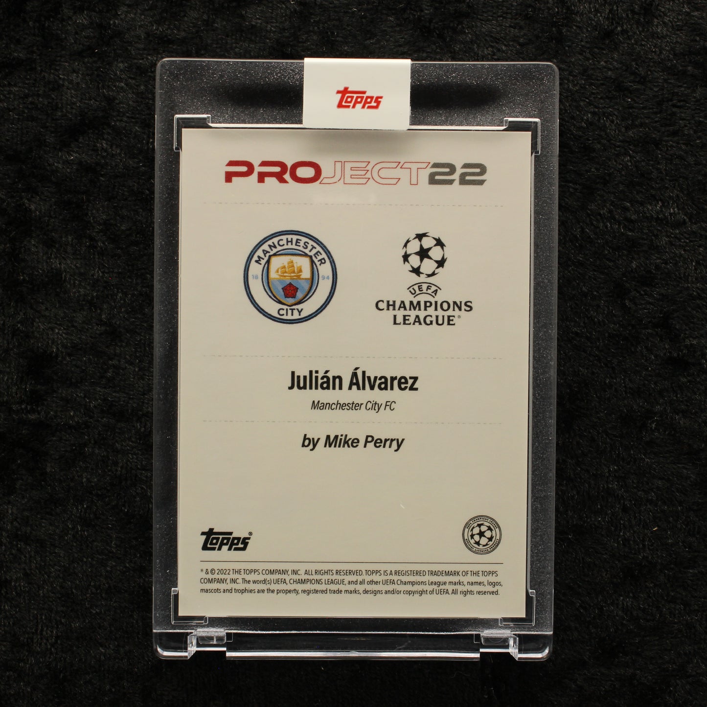 Topps Project 22 - Julian Alvarez Manchester City FC by Mike Perry