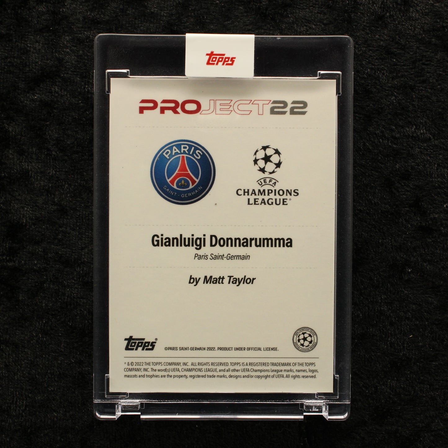 Topps Project 22 - Gianluigi Donnarumma Paris Saint-Germain by Matt Taylor