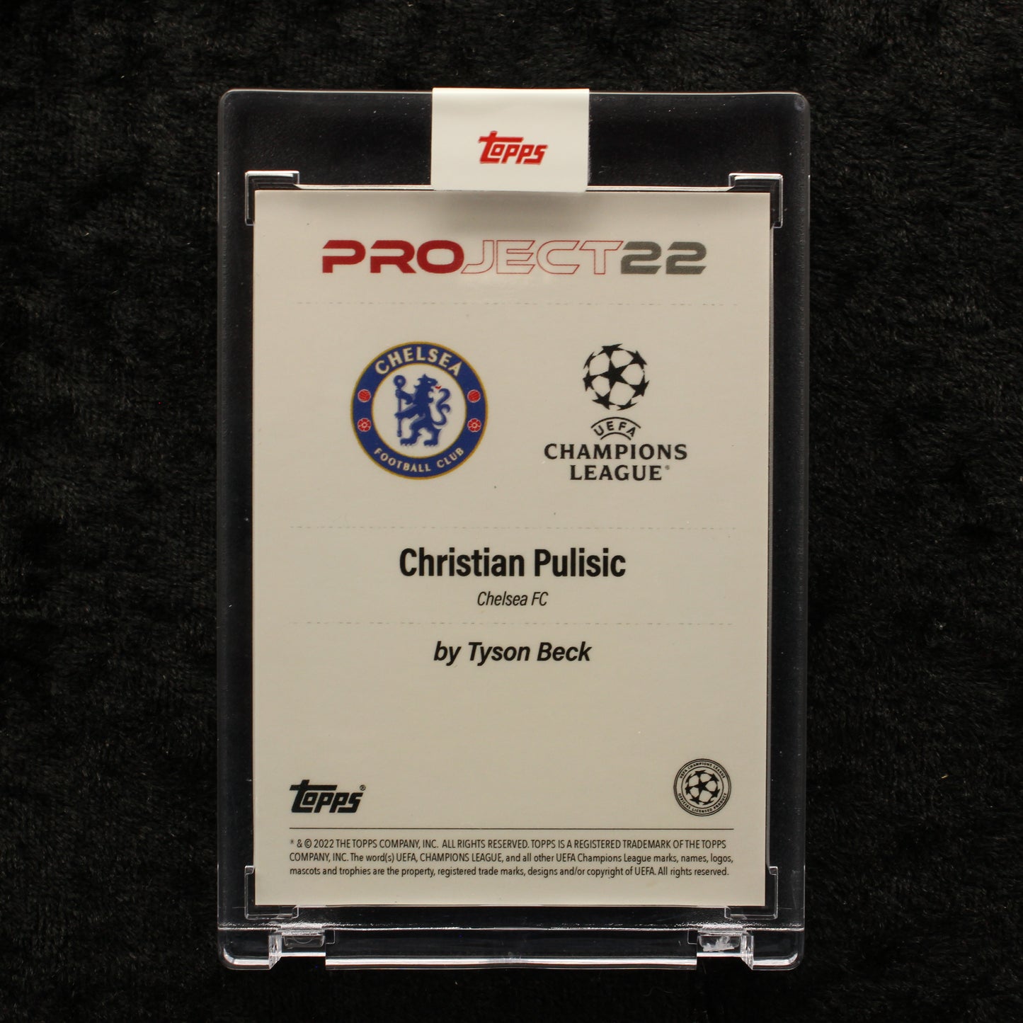 Topps Project 22 - Christian Pulisic Chelsea FC by Tyson Beck