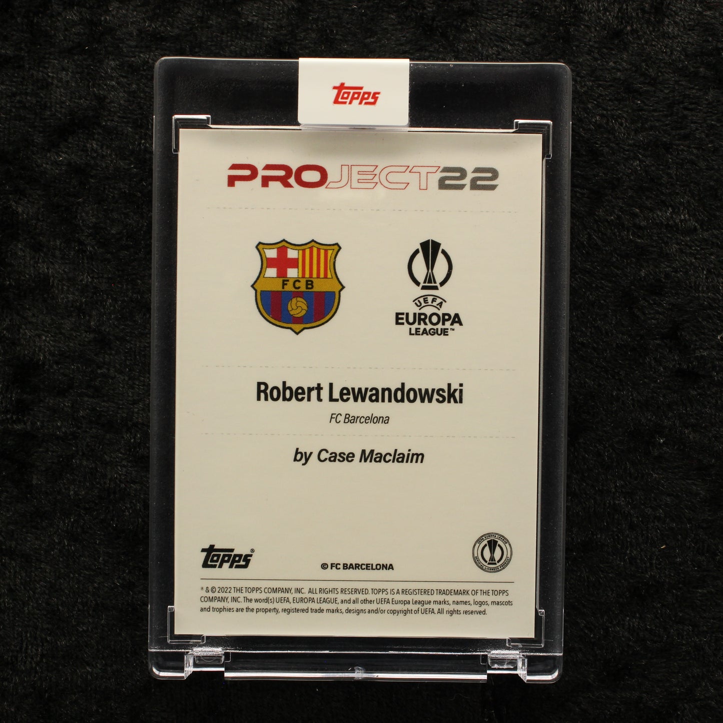 Topps Project 22 - Robert Lewandowski FC Barcelona by Case Maclaim
