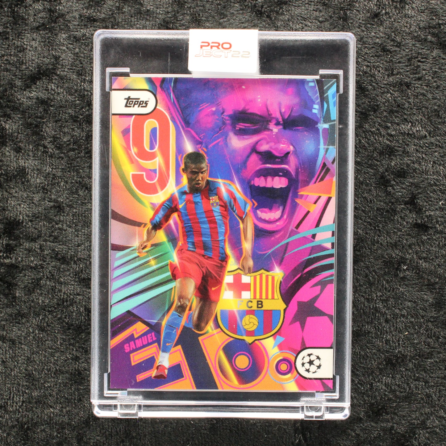 Topps Project 22 - Samuel Eto'o FC Barcelona by Orlando Arocena