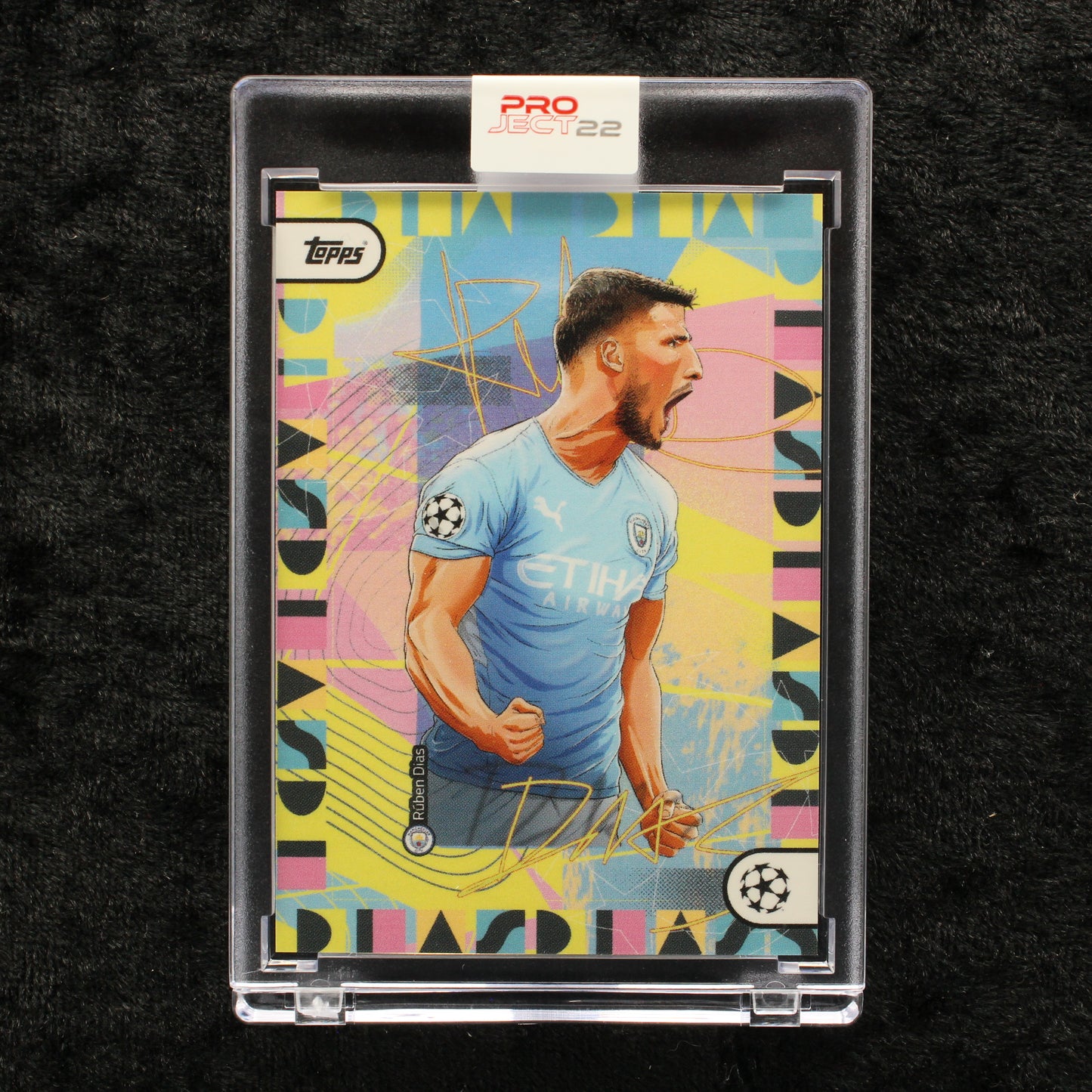 Topps Project 22 - Ruben Dias Manchester City FC by Dan Leydon