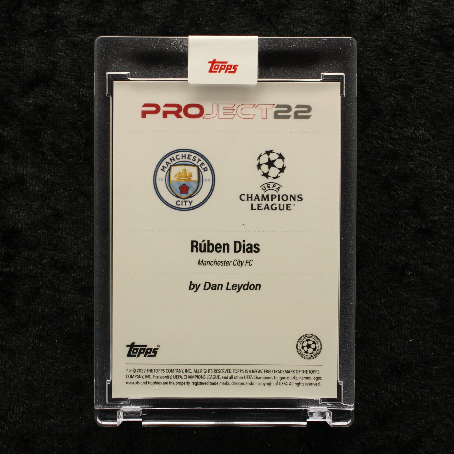 Topps Project 22 - Ruben Dias Manchester City FC by Dan Leydon