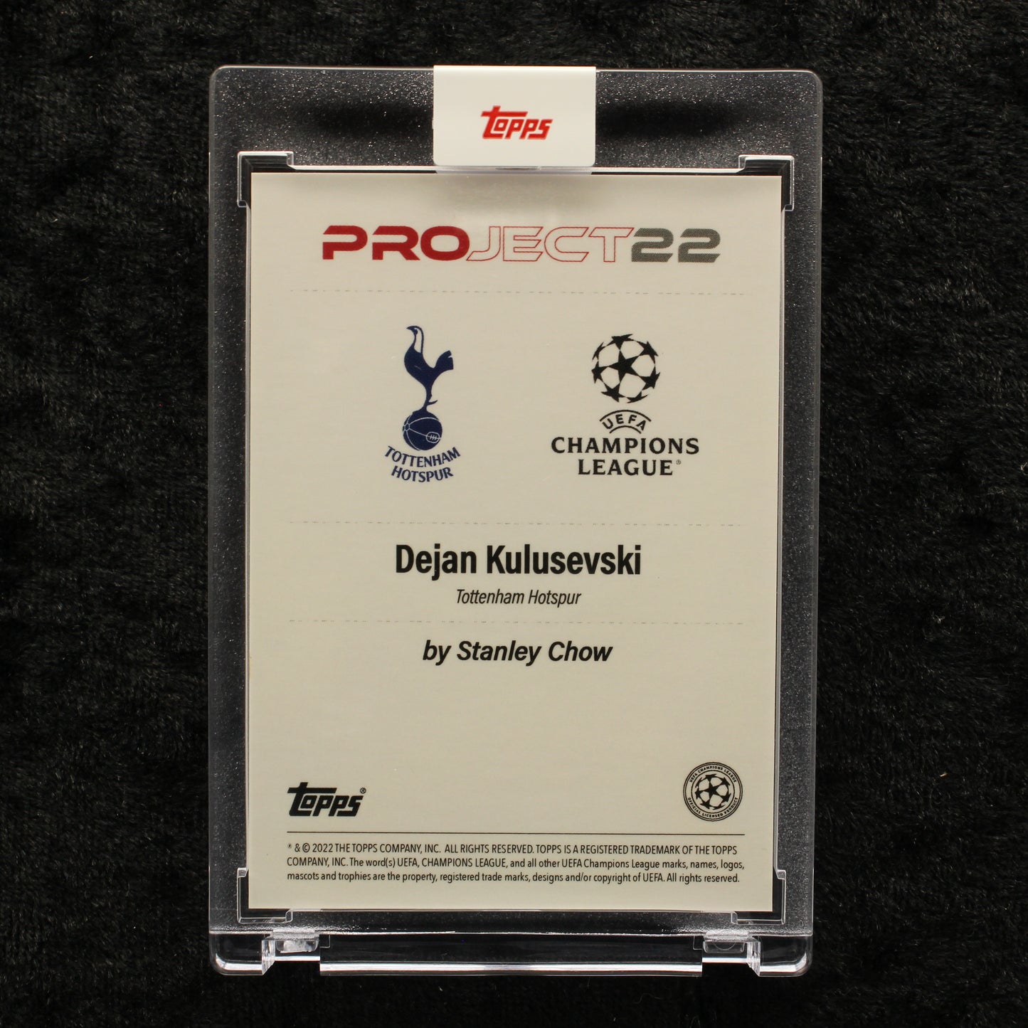 Topps Project 22 - Dejan Kulusevski Tottenham Hotspur by Stanley Chow