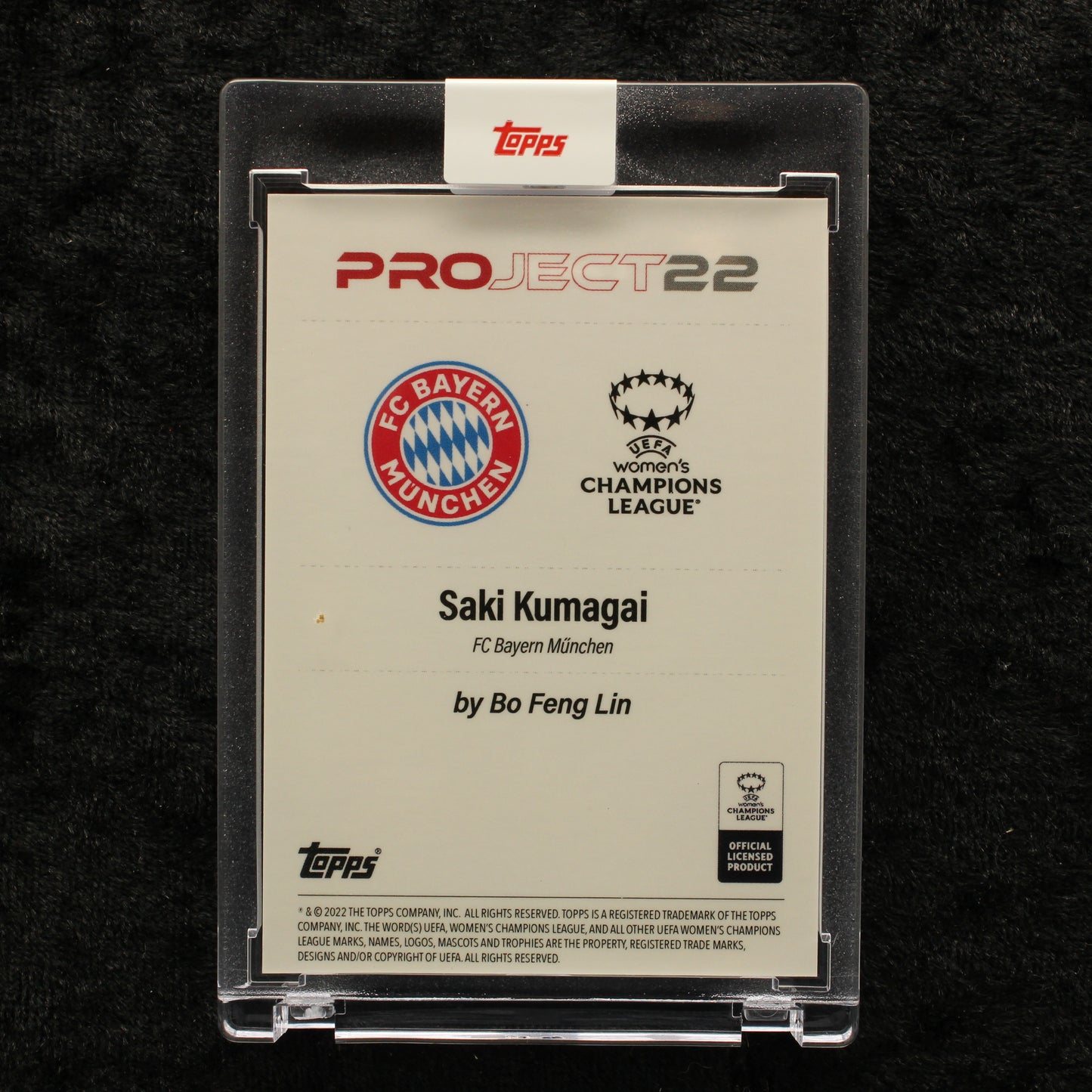 Topps Project 22 - Saki Kumagai FC Bayern München by Bo Feng Lin