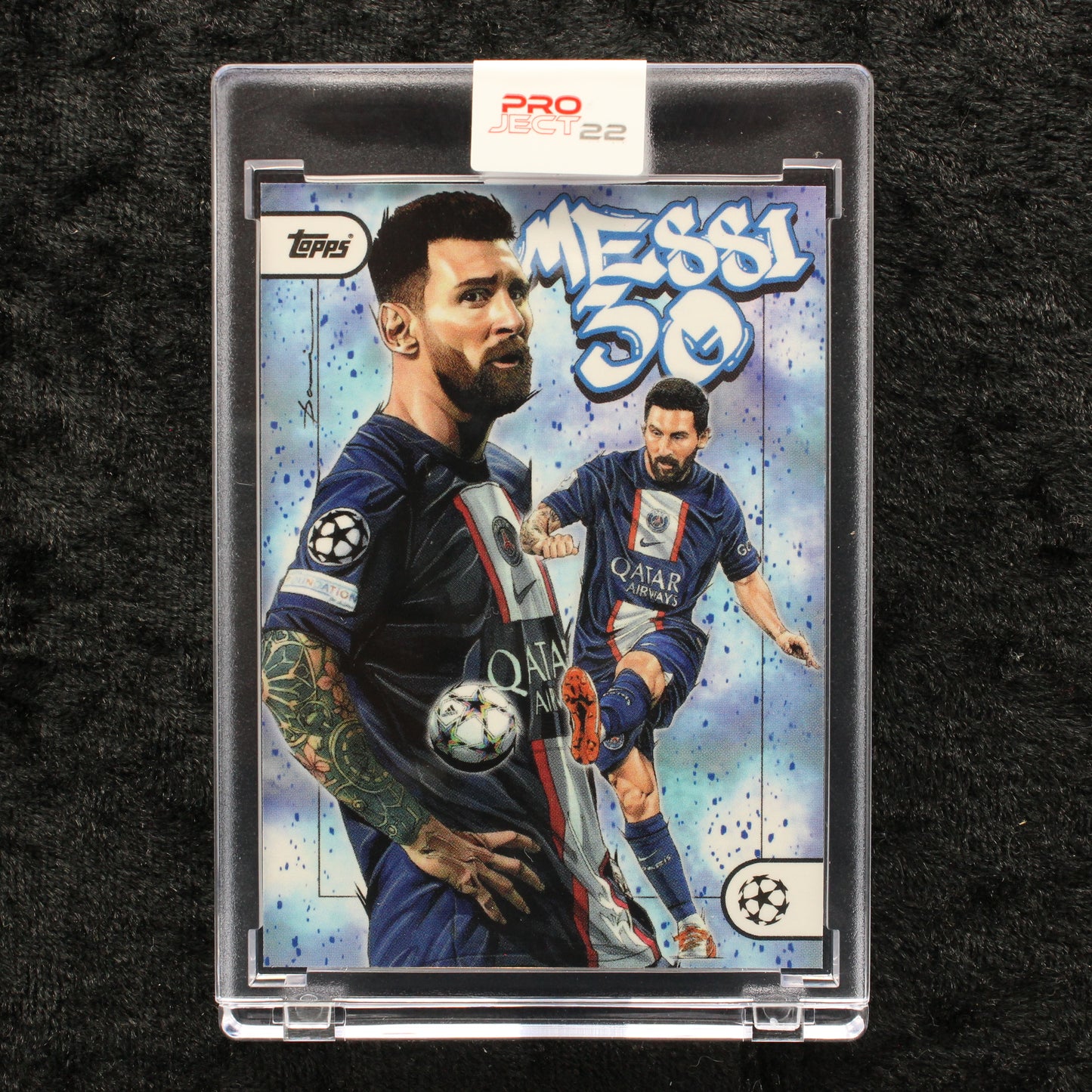 Topps Project 22 - Lionel Messi Paris Saint-Germain by Dai Tamura