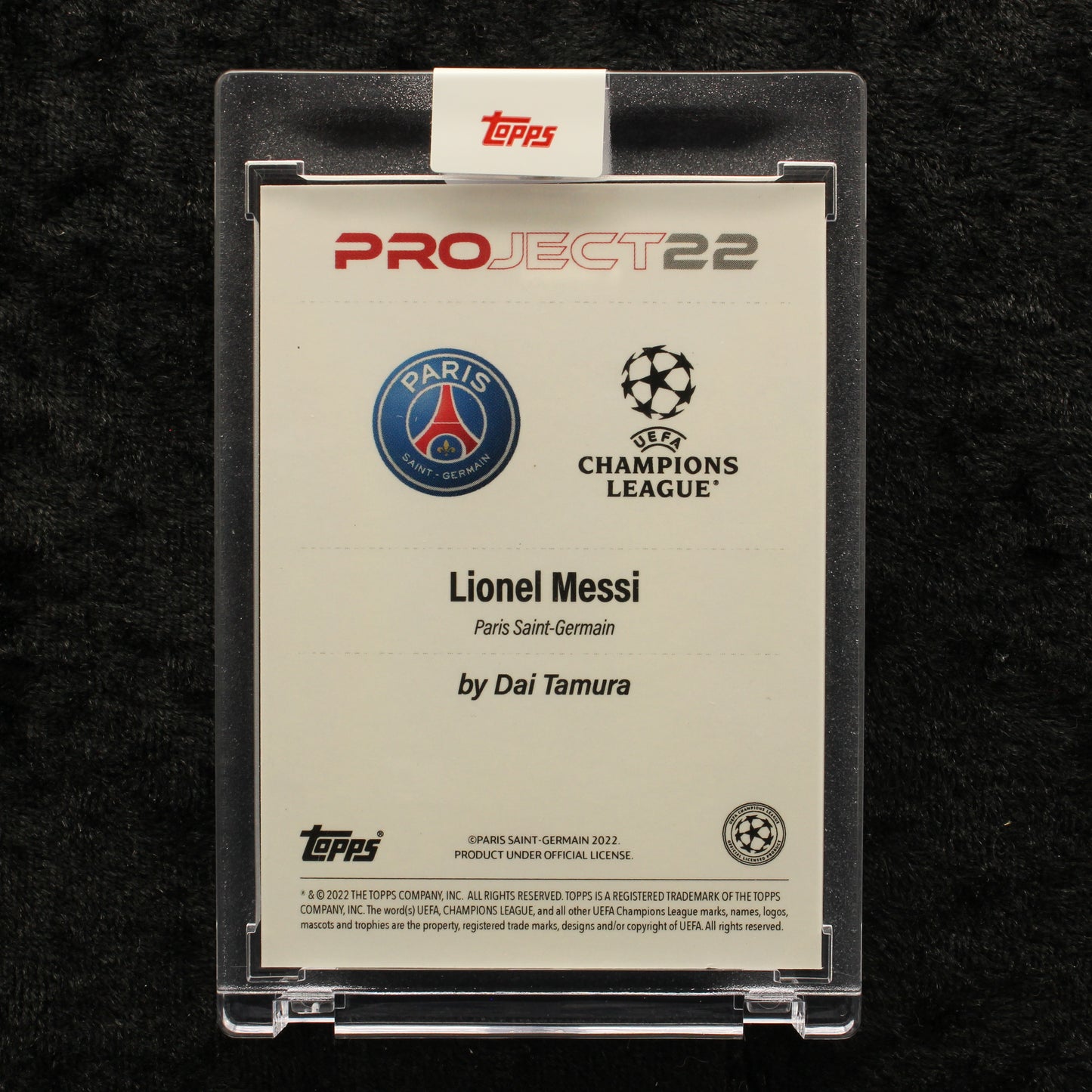Topps Project 22 - Lionel Messi Paris Saint-Germain by Dai Tamura