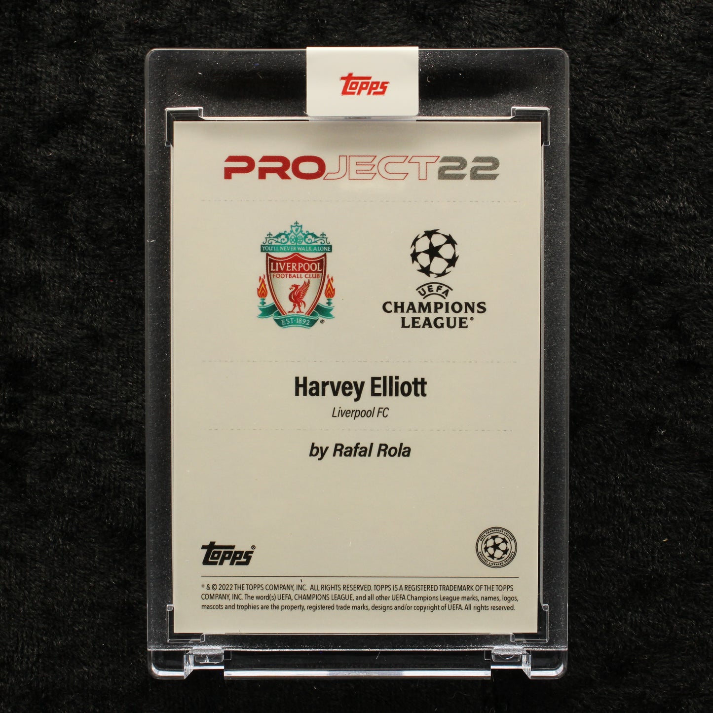Topps Project 22 - Harvey Elliott Liverpool FC by Rafal Rola