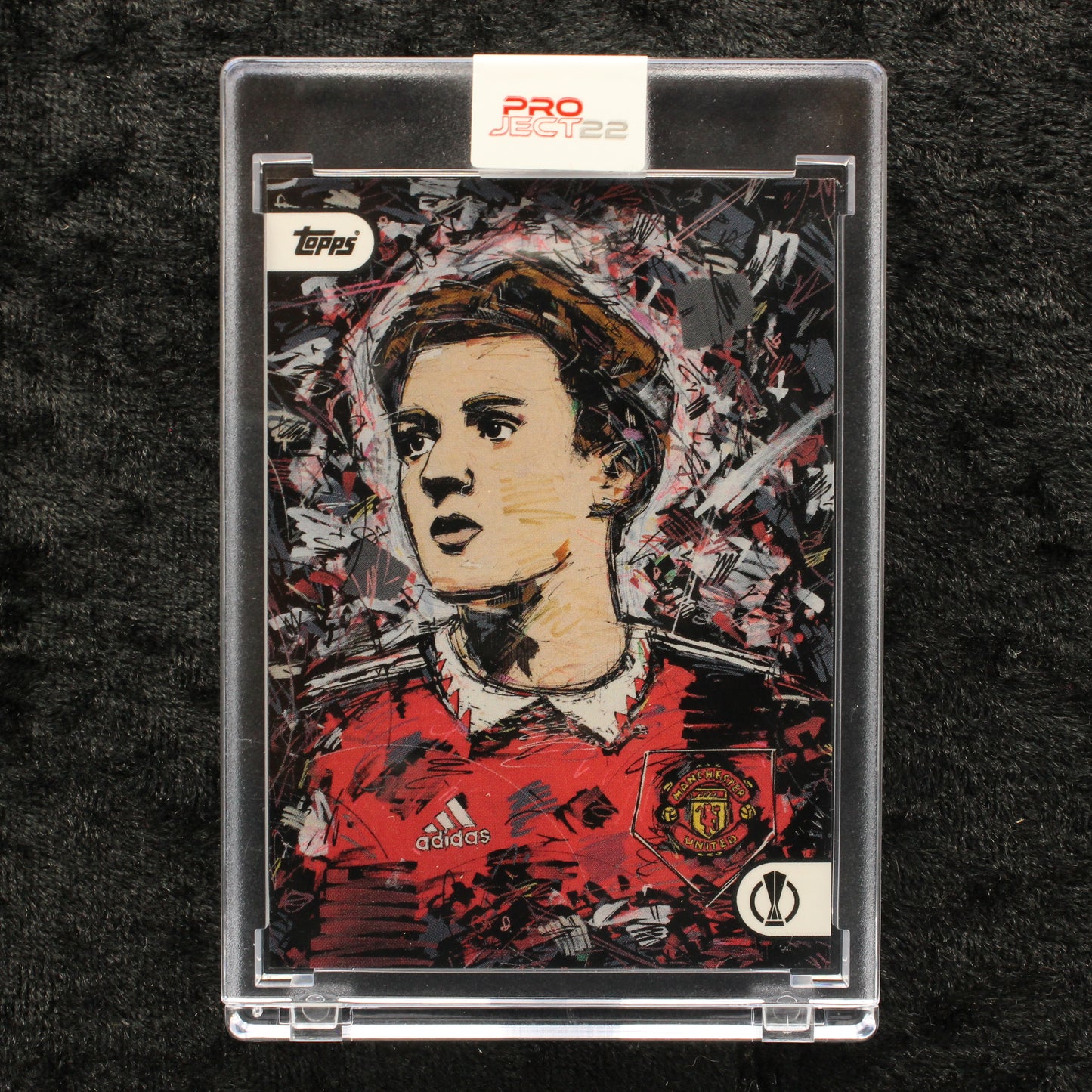 Topps Project 22 - Charlie Savage Manchester United FC by Ivan Beslic