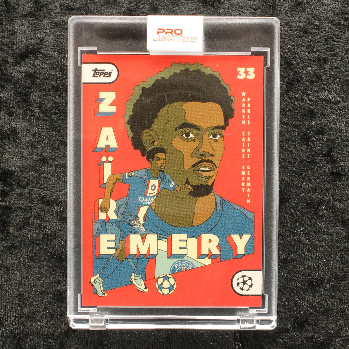 Topps Project 22 - Warren Zaire-Emery Paris Saint-Germain by Timba Smits