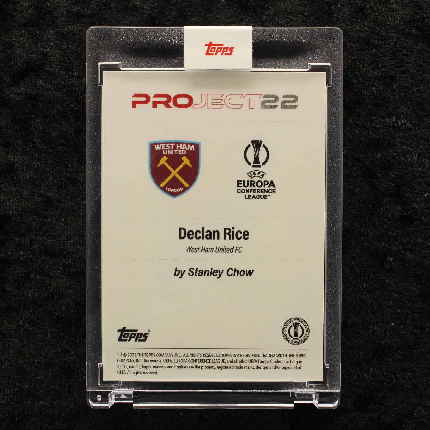 Topps Project 22 - Declan Rice West Ham United FC by Stanley Chow
