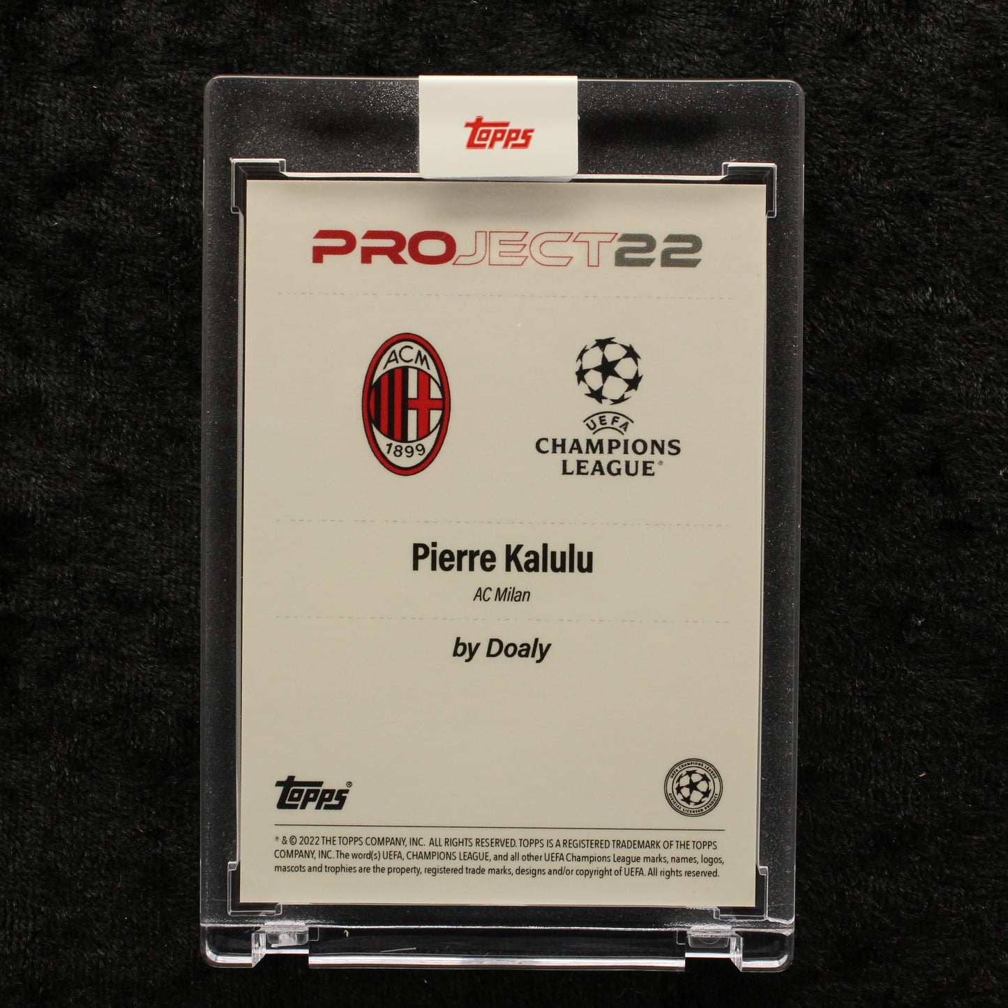Topps Project 22 - Pierre Kalulu AC Milan by Doaly