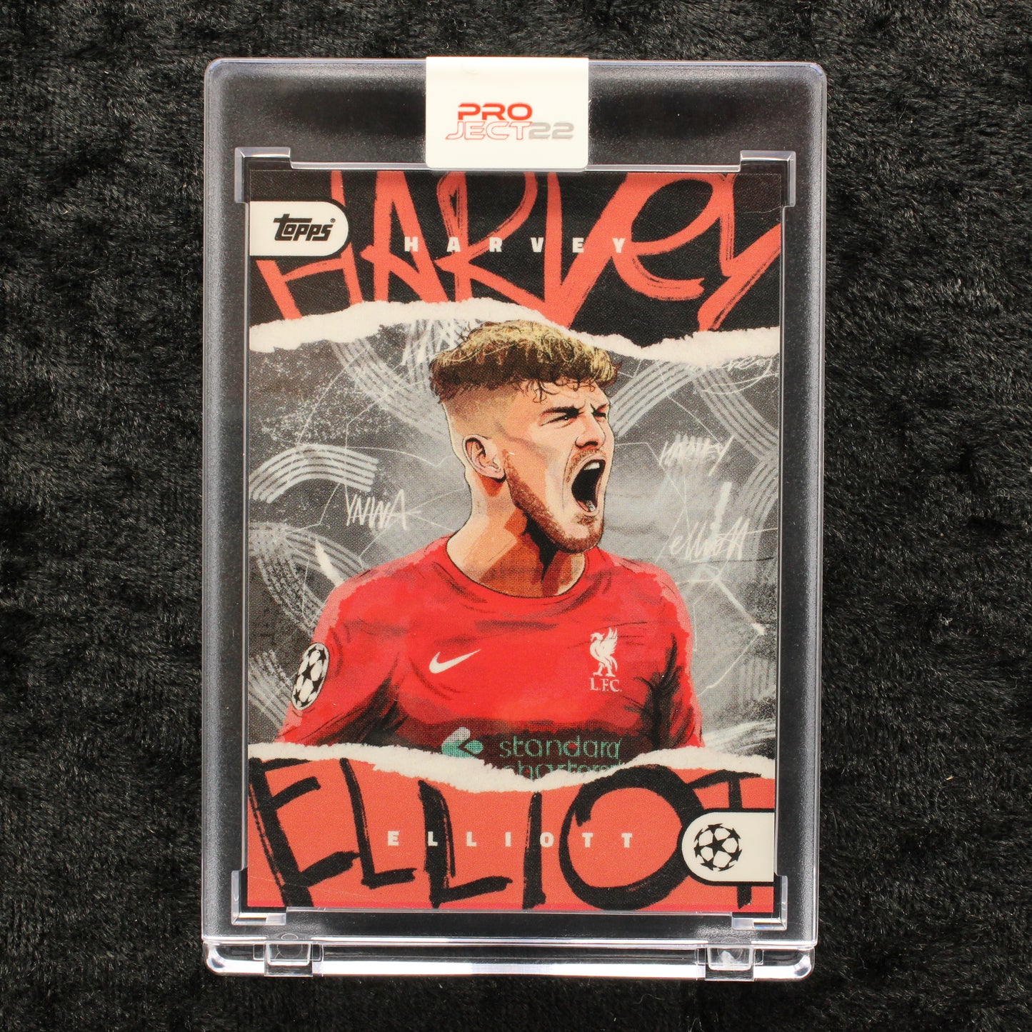 Topps Project 22 - Harvey Elliott Liverpool FC by Dan Leydon