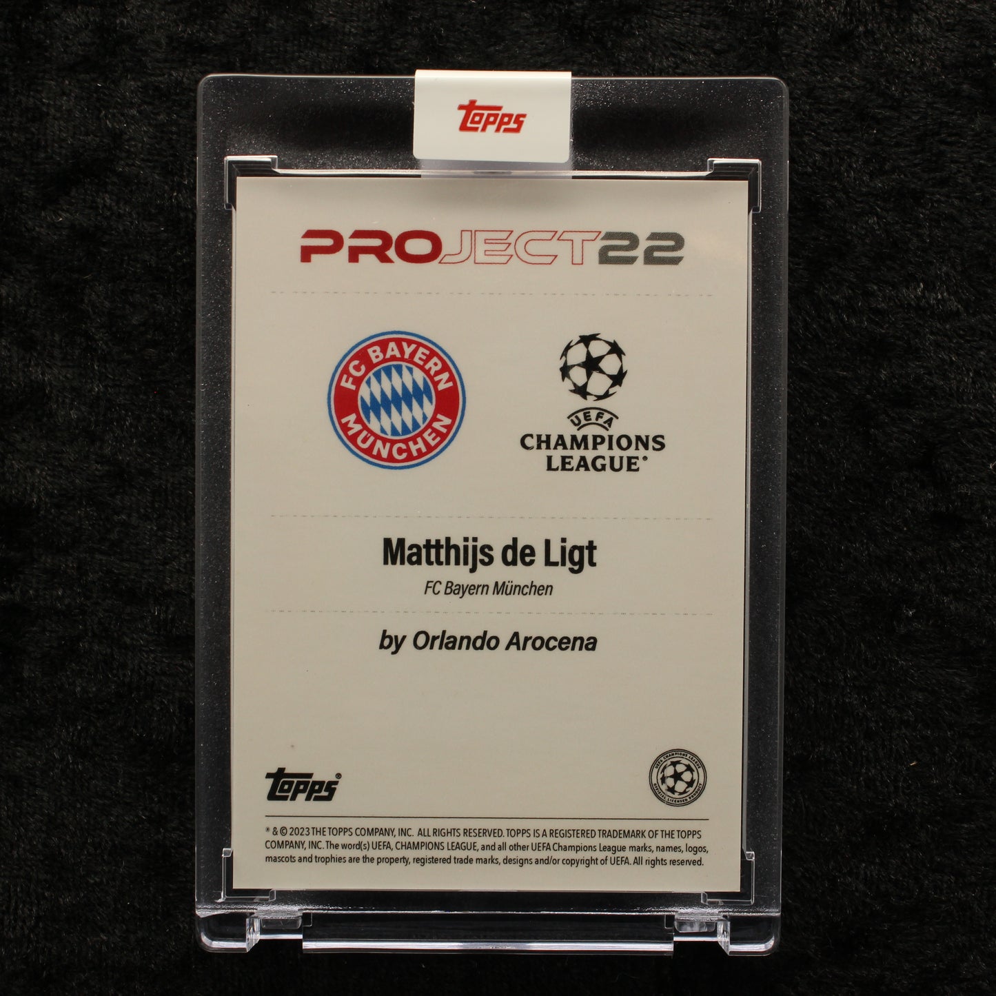 Topps Project 22 - Matthijs de Ligt FC Bayern München by Orlando Arocen