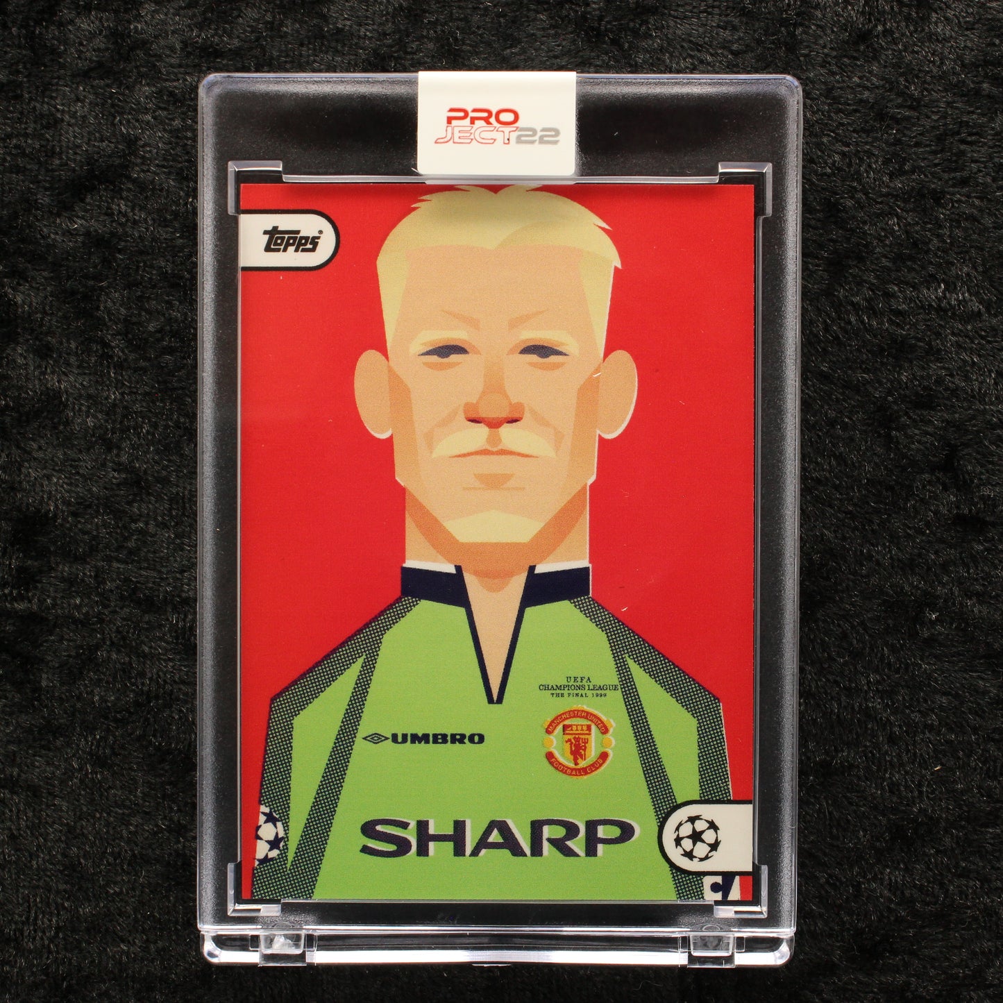 Topps Project 22 - Peter Schmeichel Manchester United by Stanley Chow