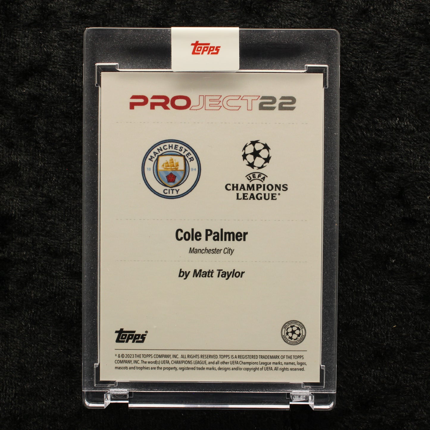 Topps Project 22 - Cole Palmer Manchester City by Matt Taylor