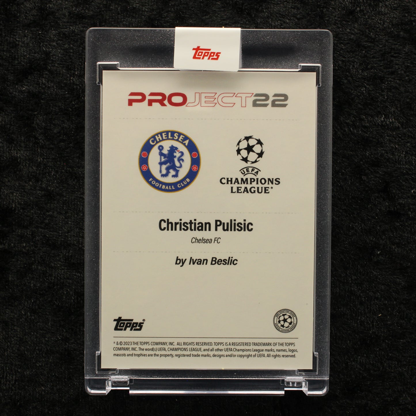 Topps Project 22 - Christian Pulisic Chelsea FC by Ivan Beslic