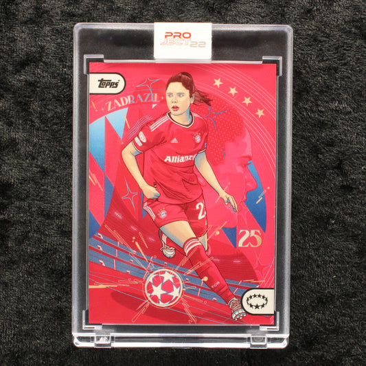 Topps Project 22 - Sarah Zadrazil FC Bayern München by Vincent Aseo