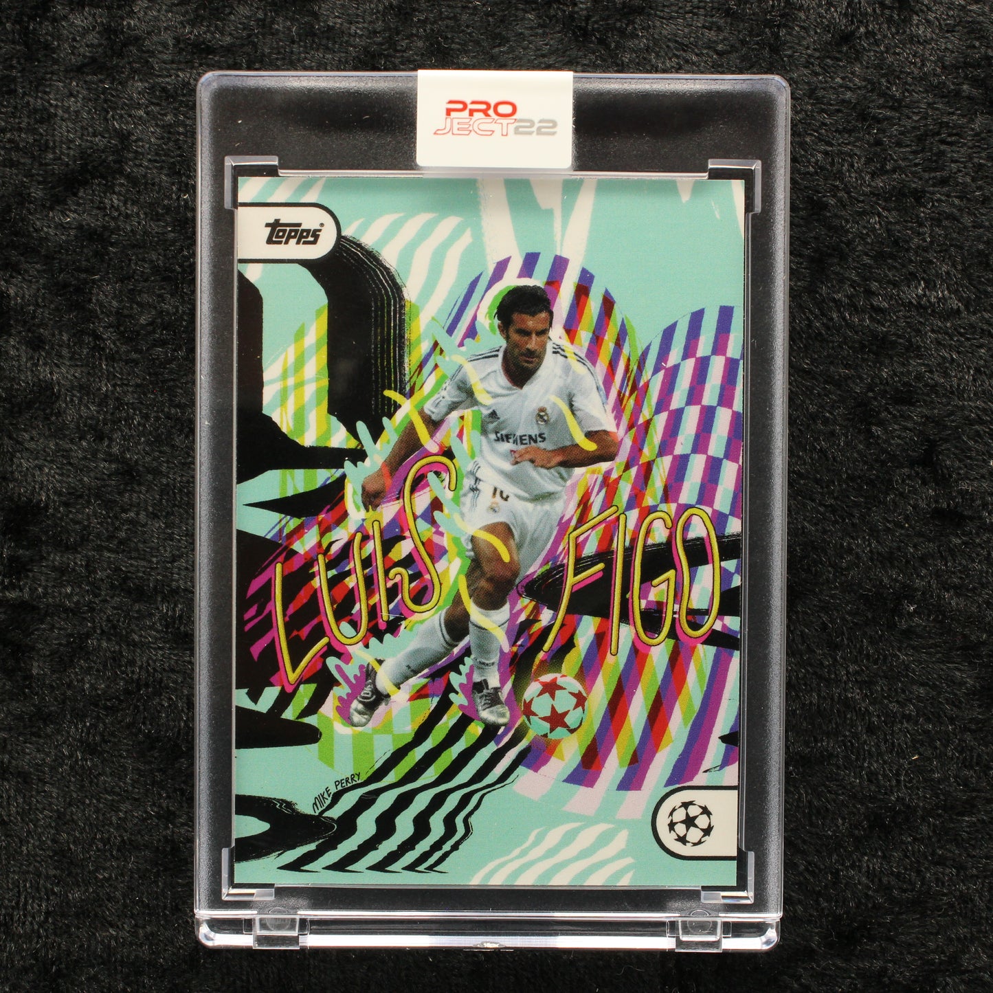 Topps Project 22 - Luis Figo Real Madrid C.F. by Mike Perry
