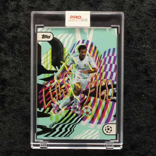 Topps Project 22 - Luis Figo Real Madrid C.F. by Mike Perry
