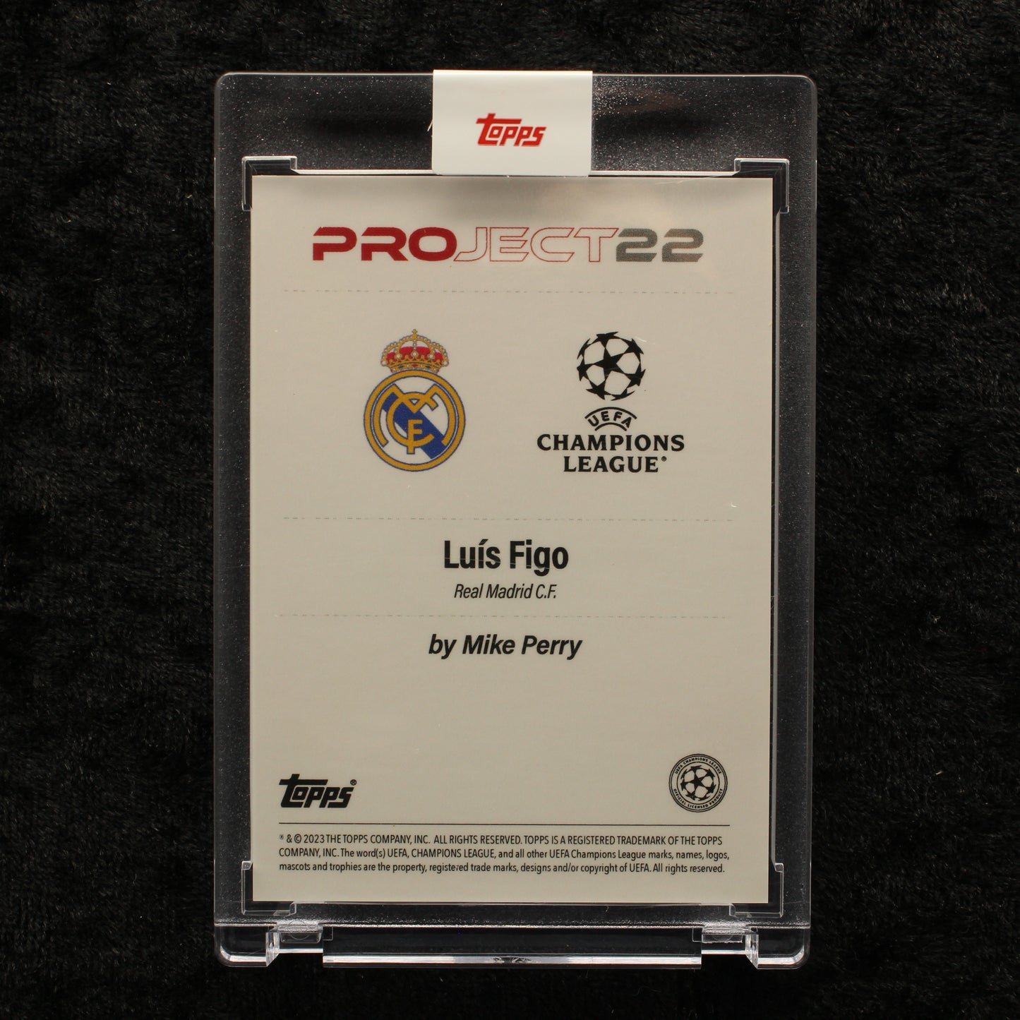 Topps Project 22 - Luis Figo Real Madrid C.F. by Mike Perry