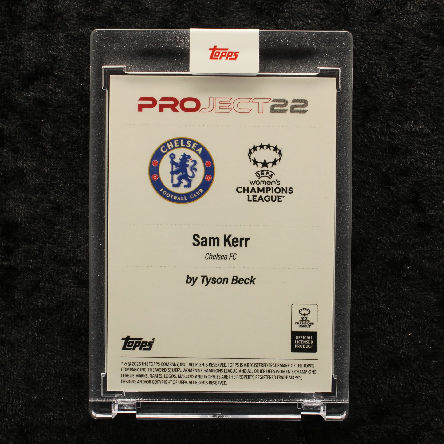 Topps Project 22 - Sam Kerr Chelsea FC by Tyson Beck