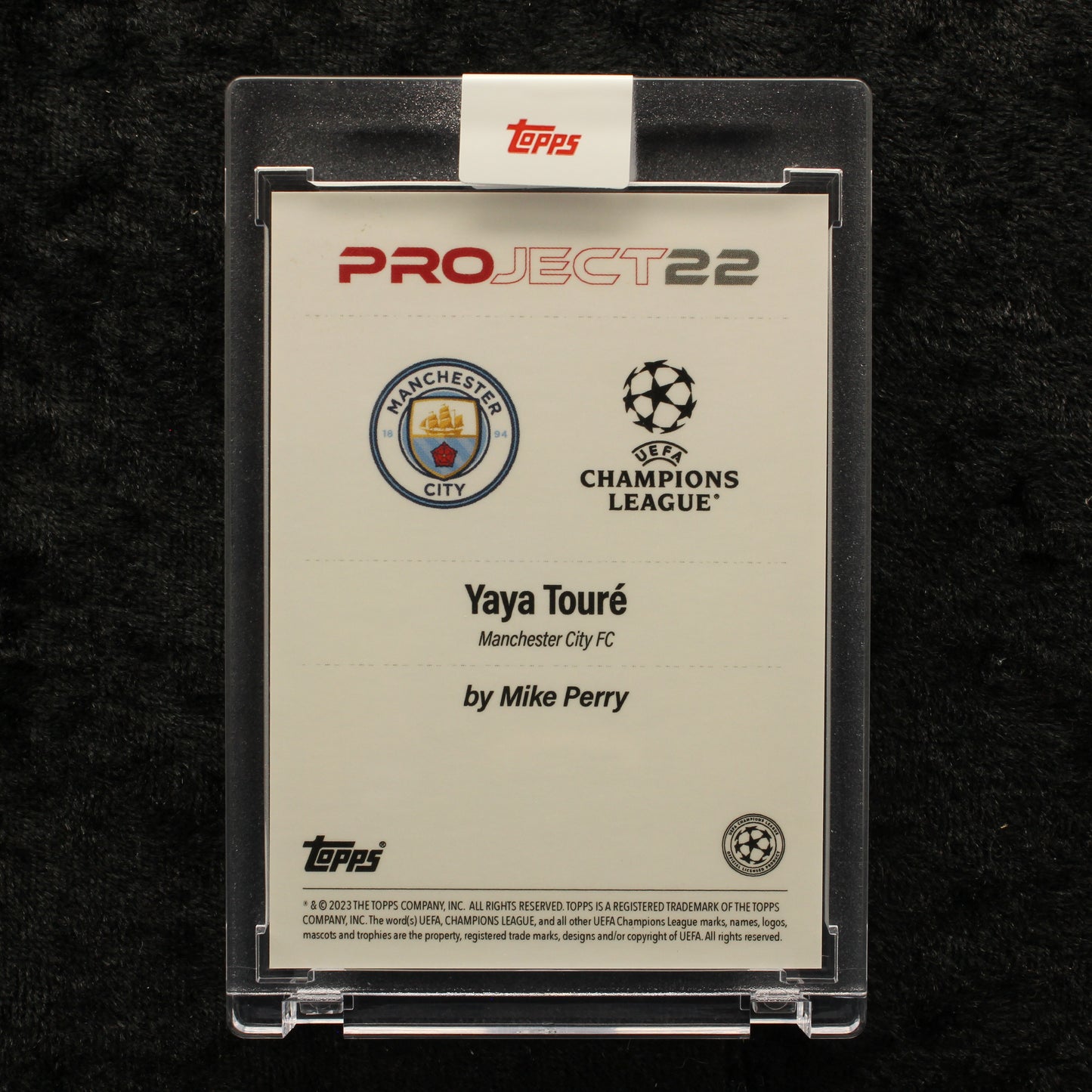 Topps Project 22 - Yaya Toure Manchester City FC by Mike Perry