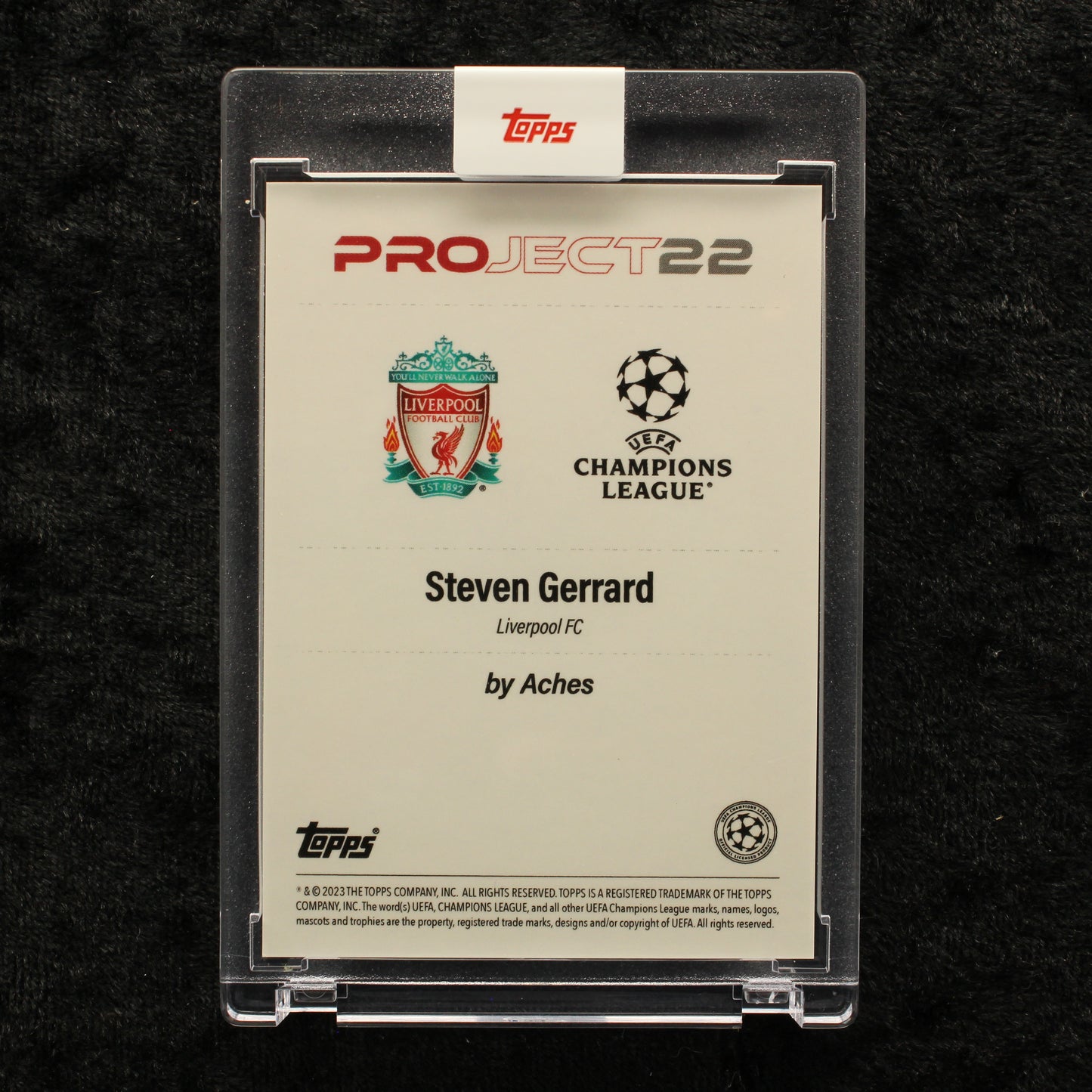 Topps Project 22 - Steven Gerrard Liverpool FC by Aches