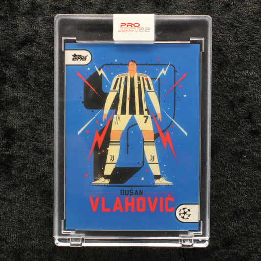 Topps Project 22 - Dusan Vlahovic Juventus by Neil Stevens