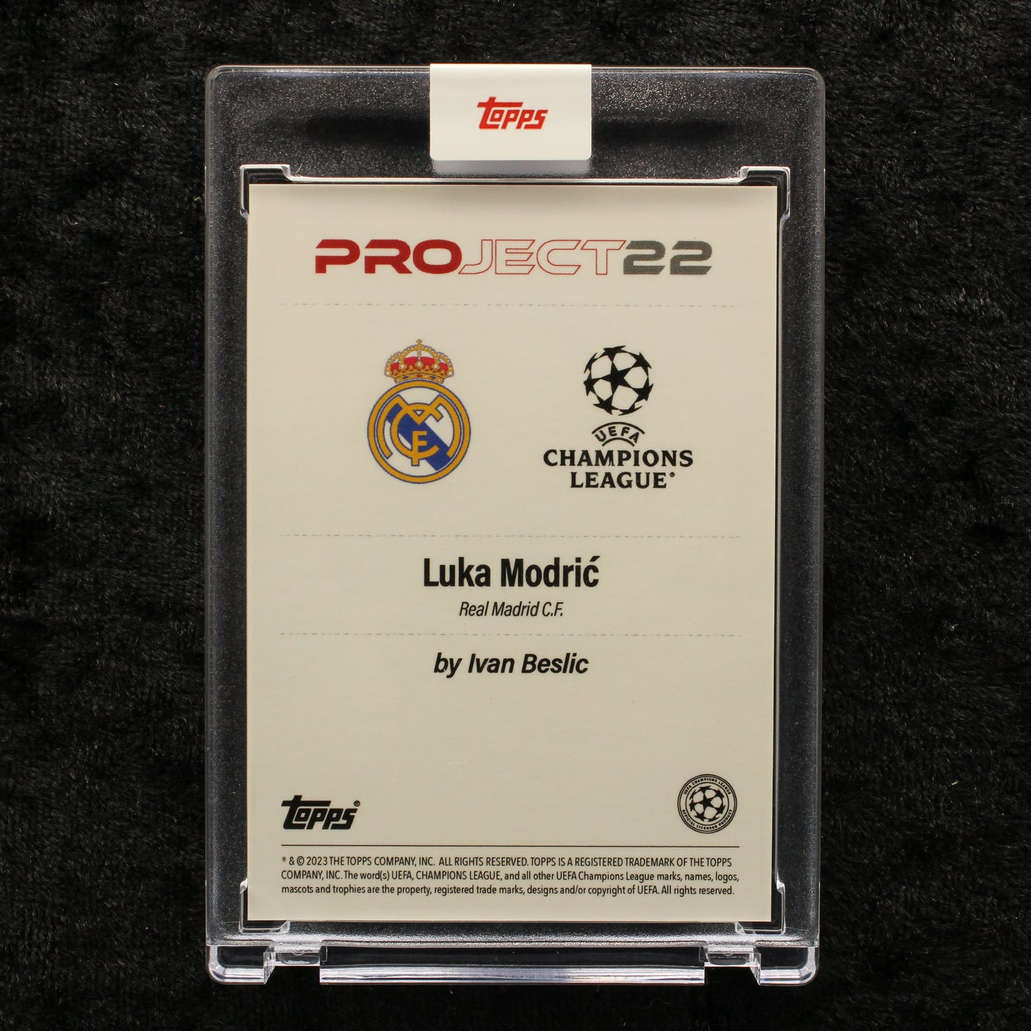 Topps Project 22 - Luka Modric Real Madrid C.F. by Ivan Beslic