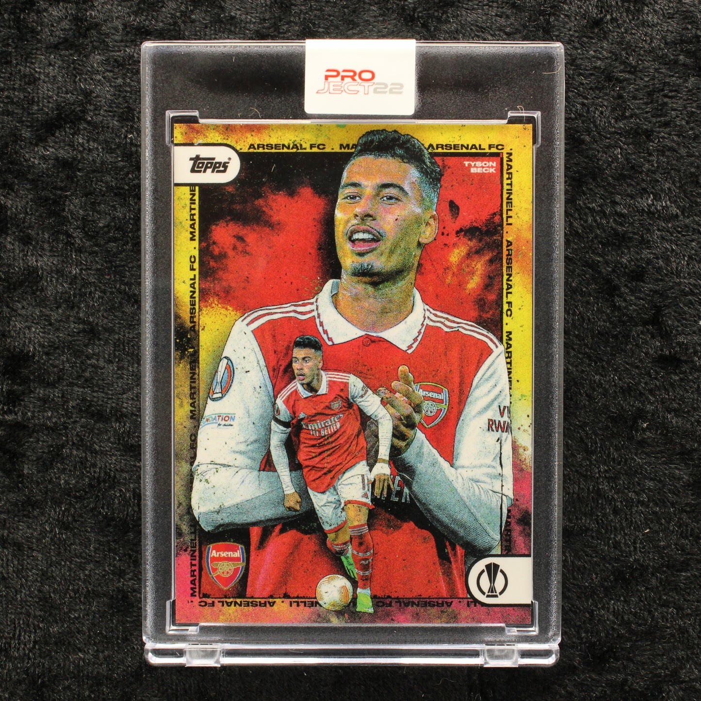 Topps Project 22 - Gabriel Martinelli Arsenal FC by Tyson Beck
