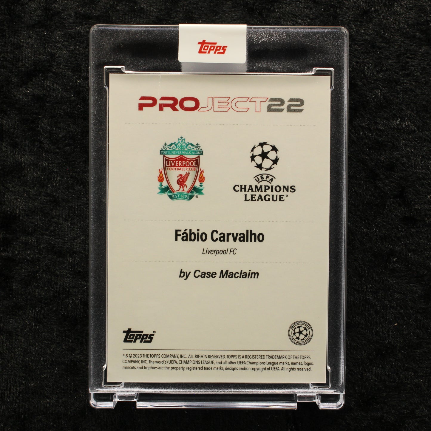 Topps Project 22 - Fabio Carvalho Liverpool FC by Case Maclaim