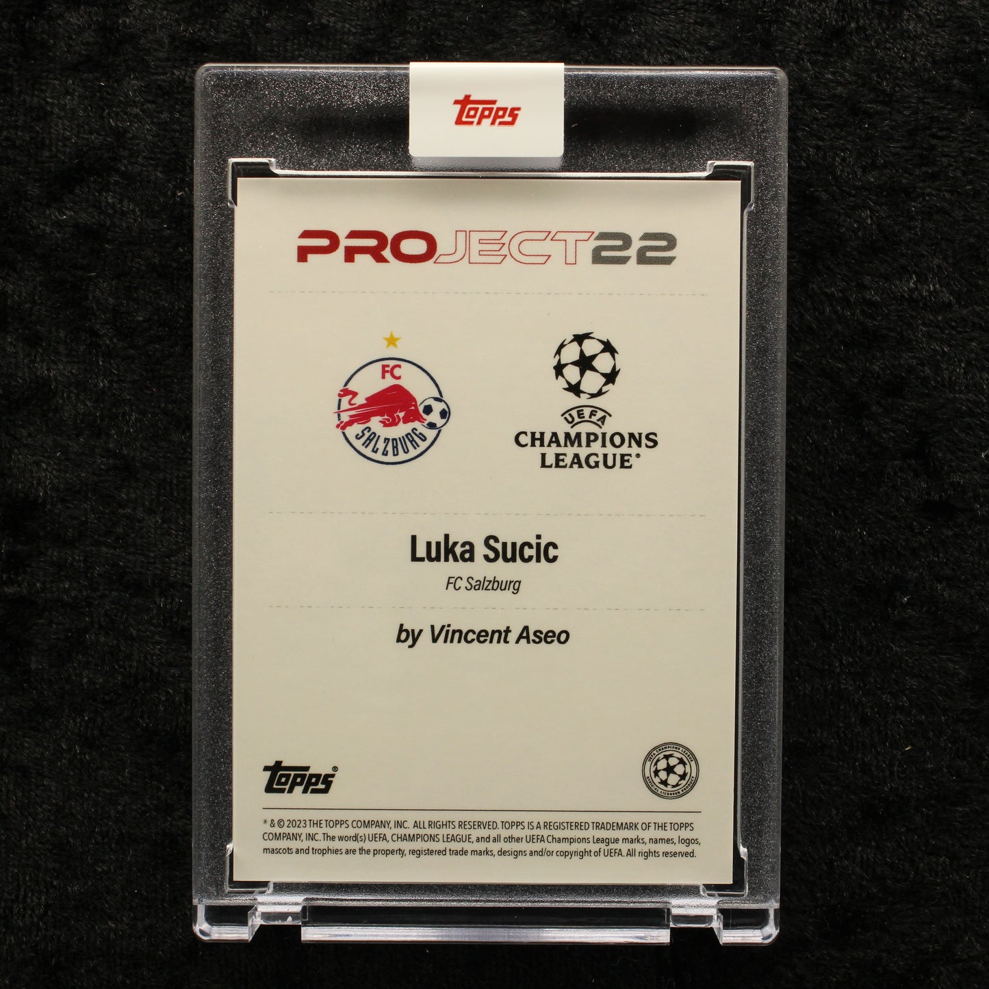 Topps Project 22 - Luka Sucic FC Salzburg by Vincent Aseo